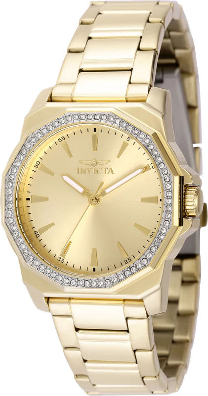 Invicta Women's 34mm Speedway Quartz Octagon Case Bracelet Watch - Image 4