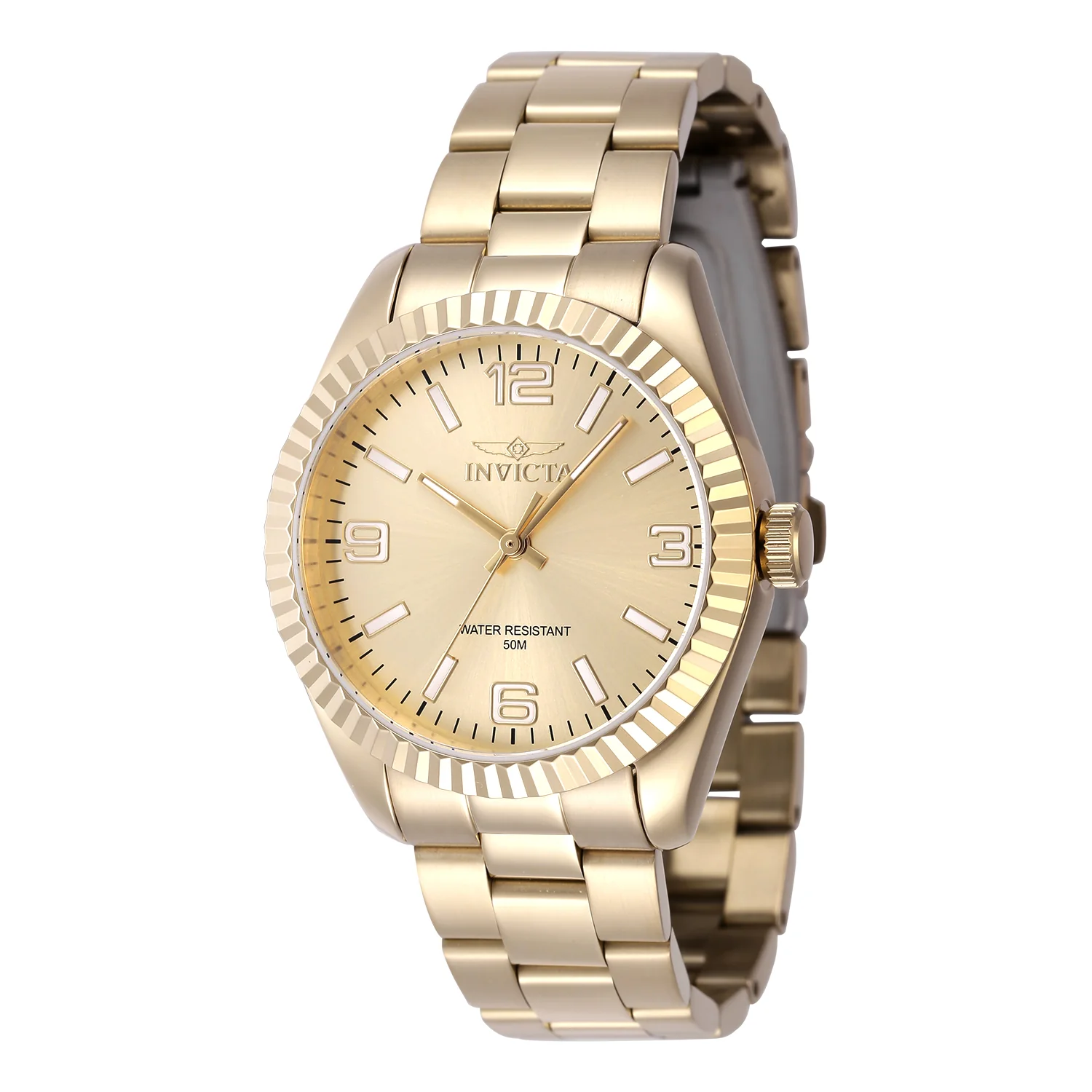 Invicta Women's 36mm Specialty Quartz Textured Bezel Metallic Monochromatic Bracelet Watch - Image 2