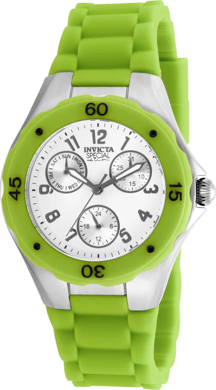 Invicta Women's 38mm Angel Quartz Special Edition Silicone Strap Watch - Image 4