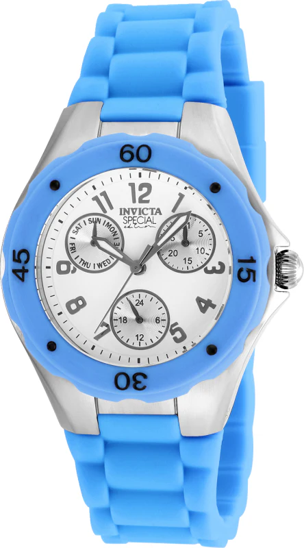 Invicta Women's 38mm Angel Quartz Special Edition Silicone Strap Watch - Image 6