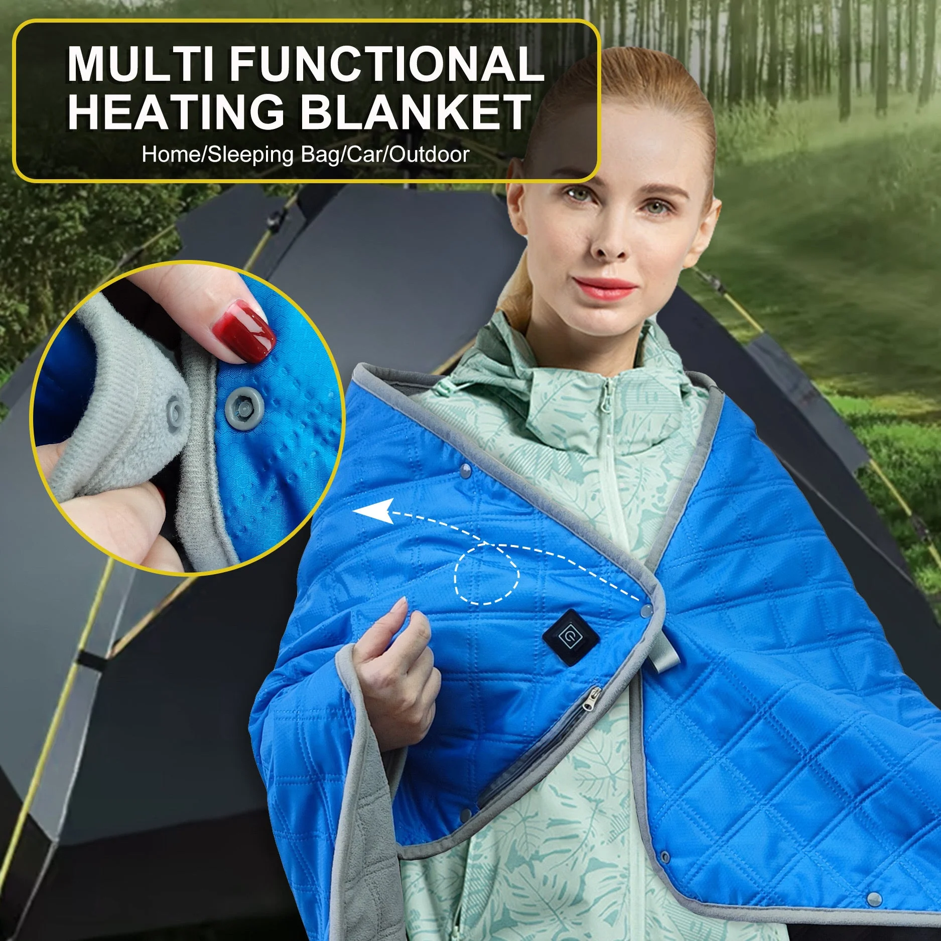 LITEGUEST USB Powered Heated Camping Blanket - Image 3