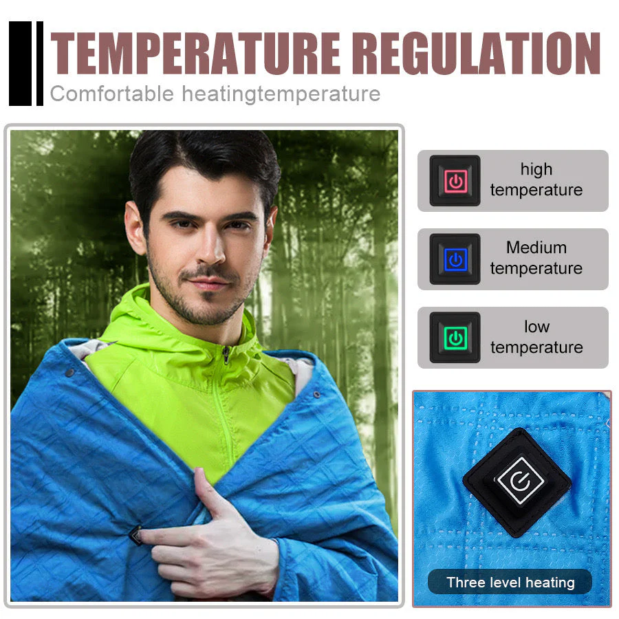 LITEGUEST USB Powered Heated Camping Blanket - Image 4