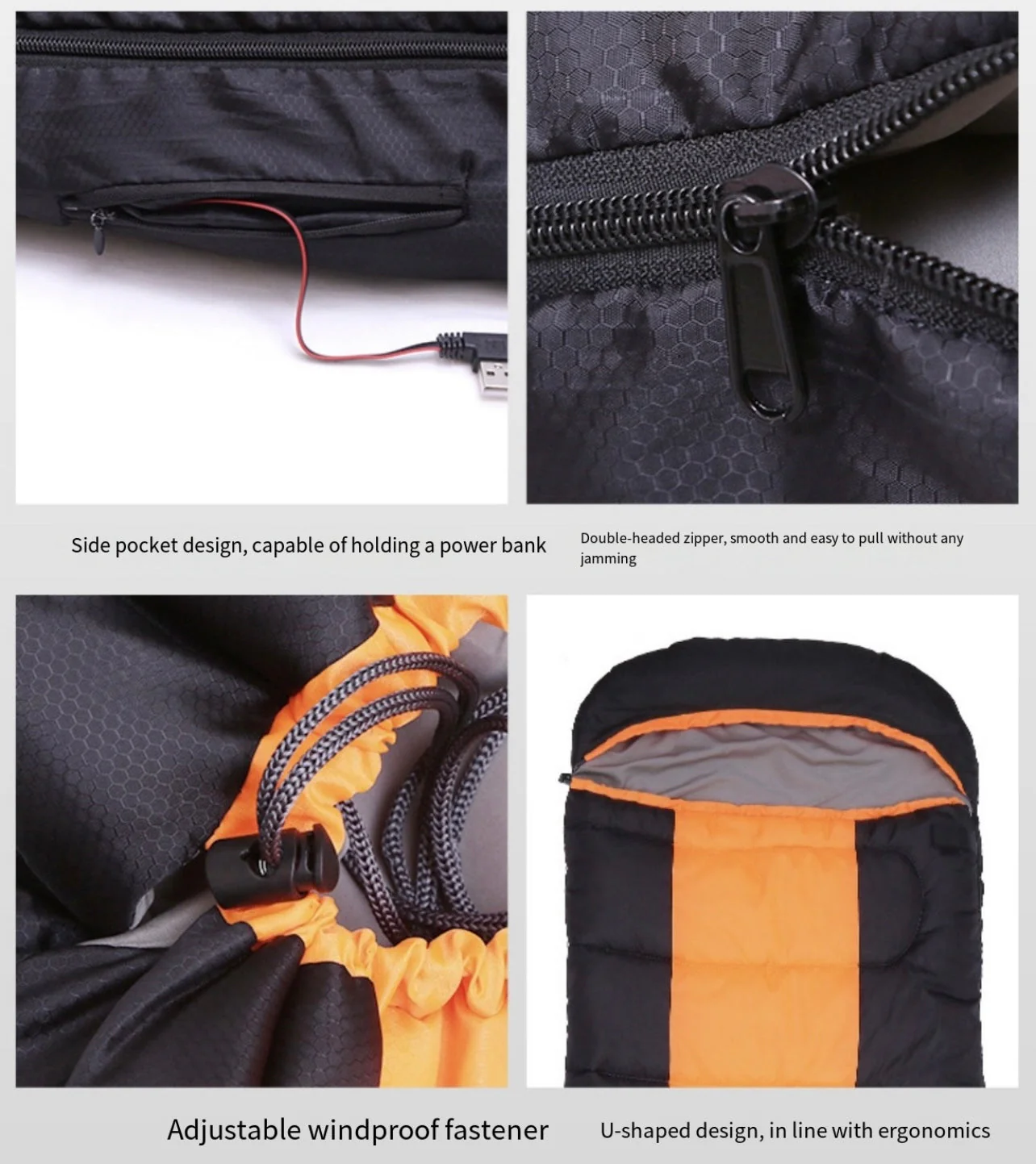 LITEGUEST Heated USB Powered Single Sleeping Bag - Image 5