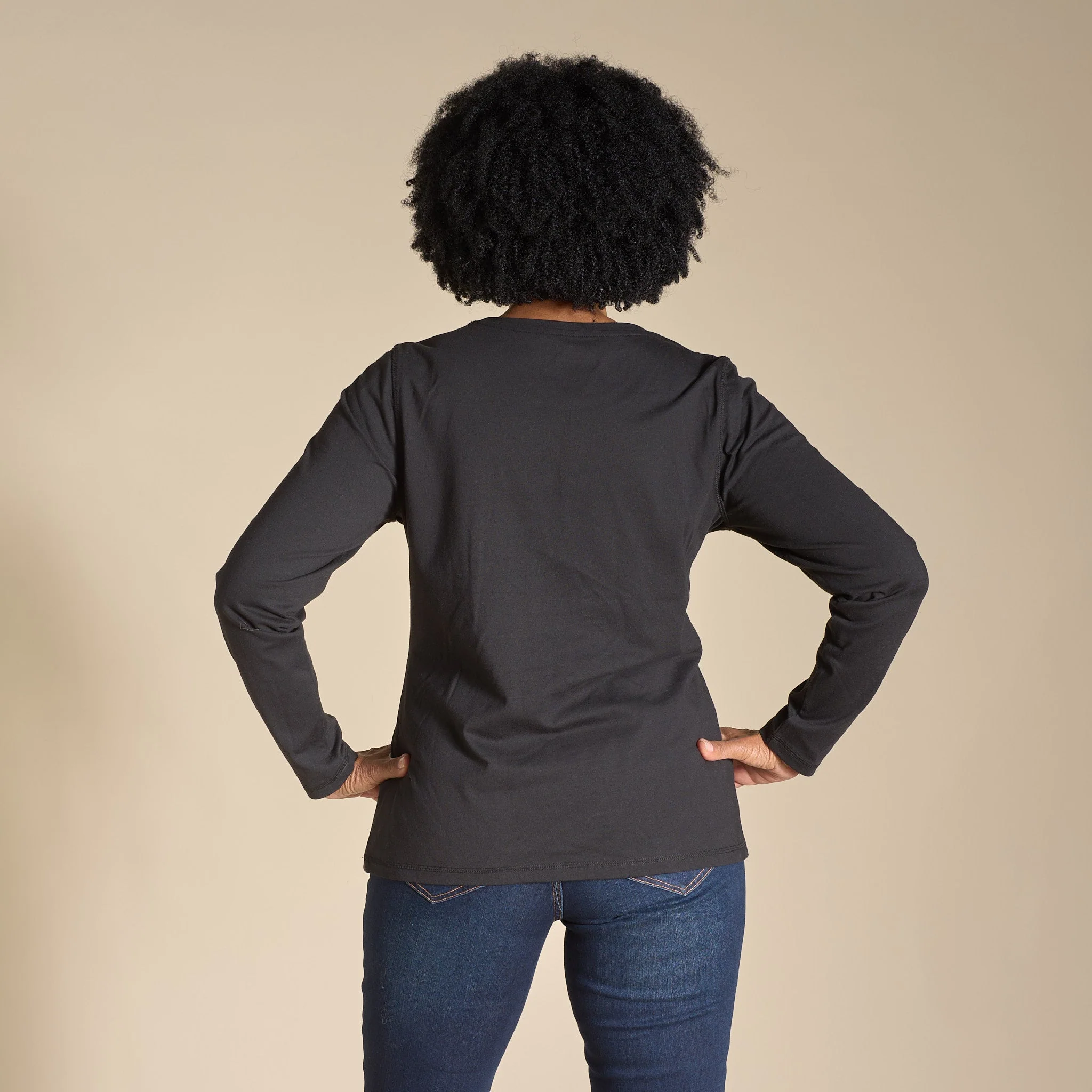 Christopher & Banks Long Sleeve Jewel Neck Perfect Tee - Image 8