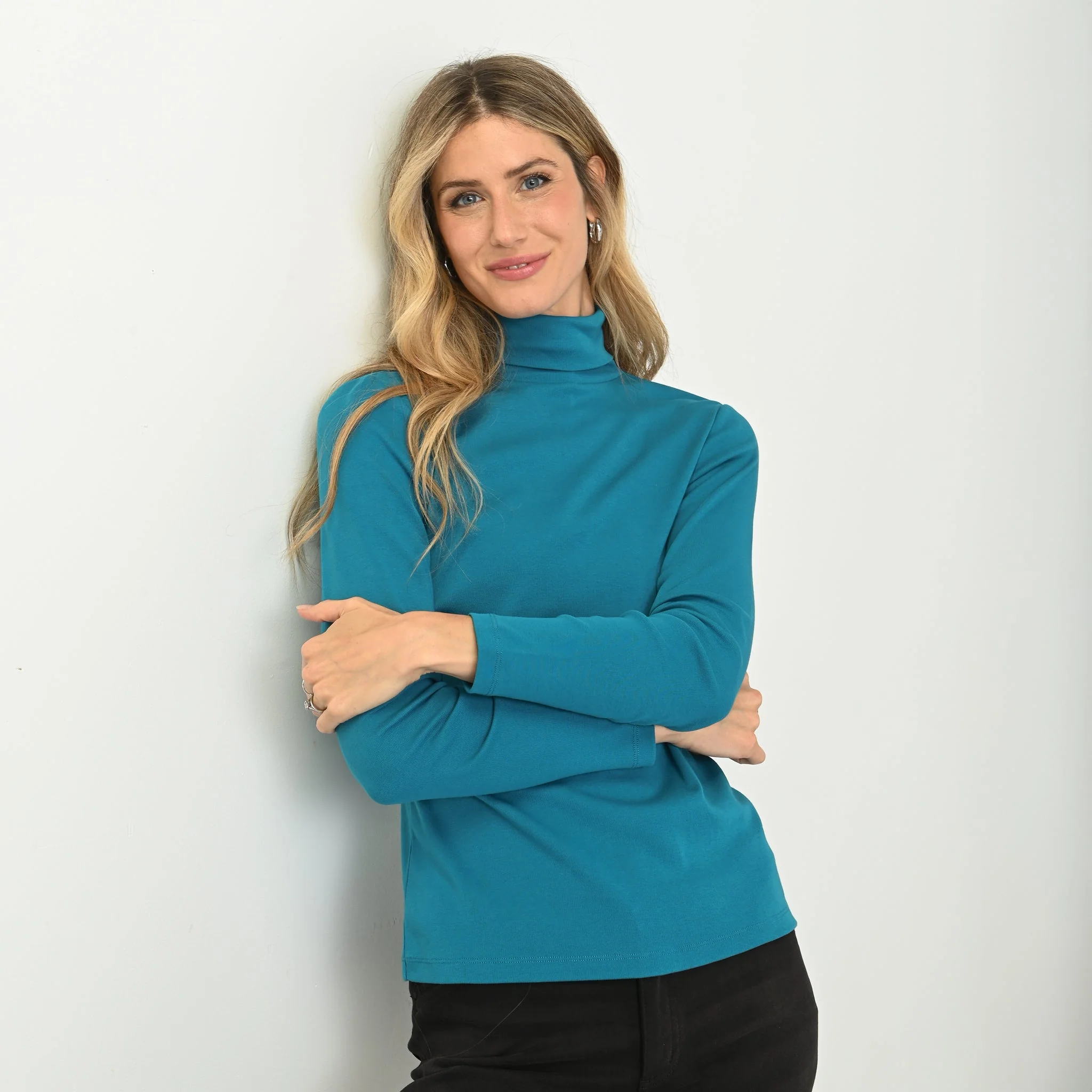 Christopher & Banks Long Sleeve Turtleneck Perfect Tee - Image 3