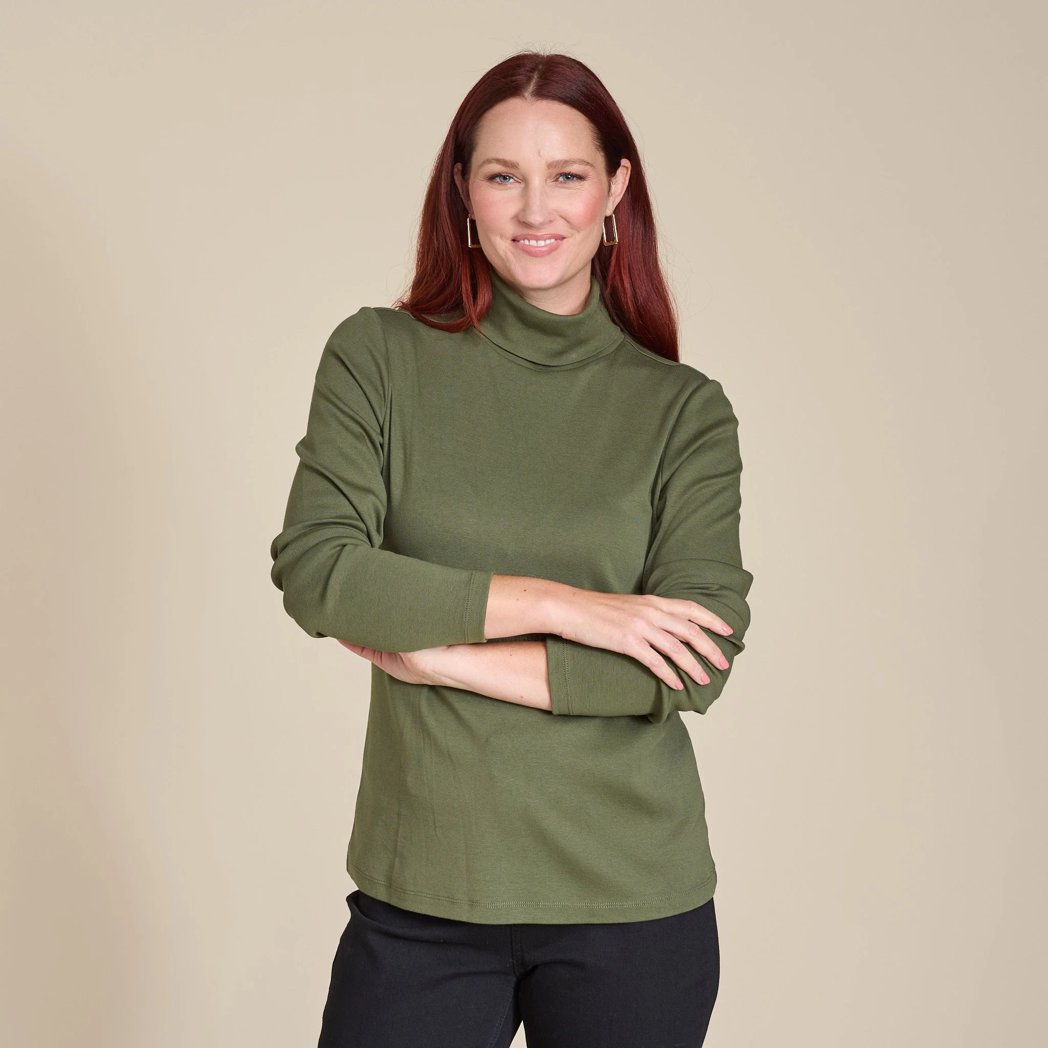 Christopher & Banks Long Sleeve Turtleneck Perfect Tee - Image 4