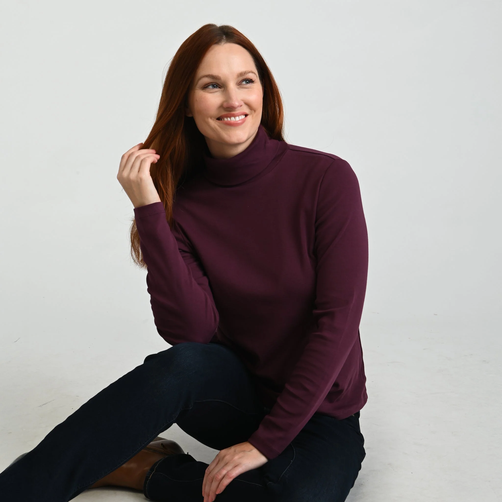 Christopher & Banks Long Sleeve Turtleneck Perfect Tee - Image 5