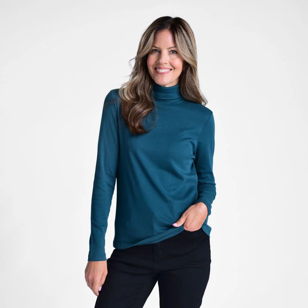 Christopher & Banks Long Sleeve Turtleneck Perfect Tee - Image 9