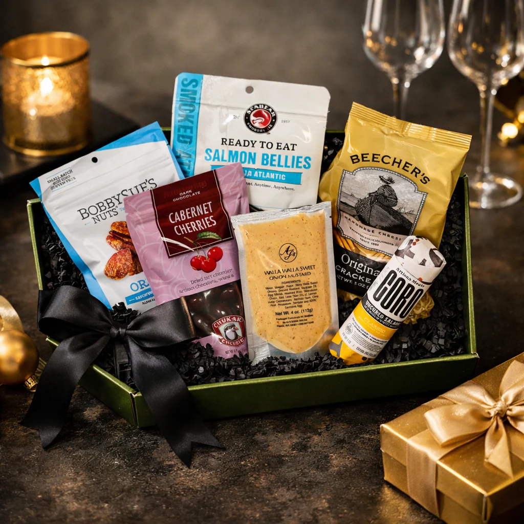 Made in Washington Pacific Northwest Charcuterie 6-Piece Gift Box - Image 2