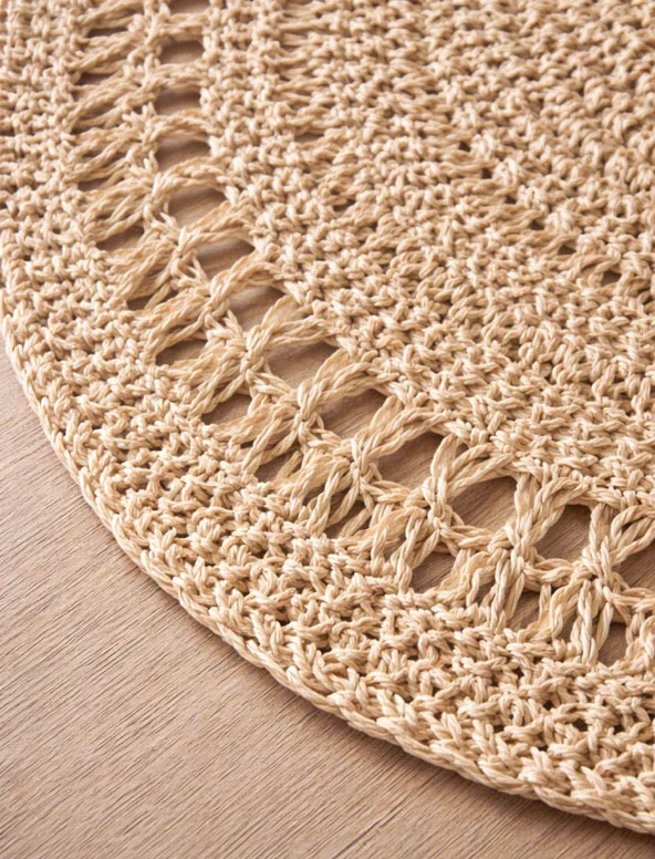 Busa Designs 15" Malibu Natural Jute Placemats - Image 5