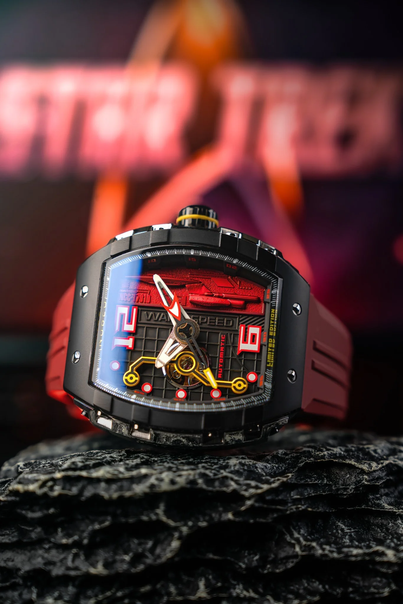 Nubeo Men's 48mm Magellan Star Trek Warp Speed Automatic Limited Edition Watch - Image 5