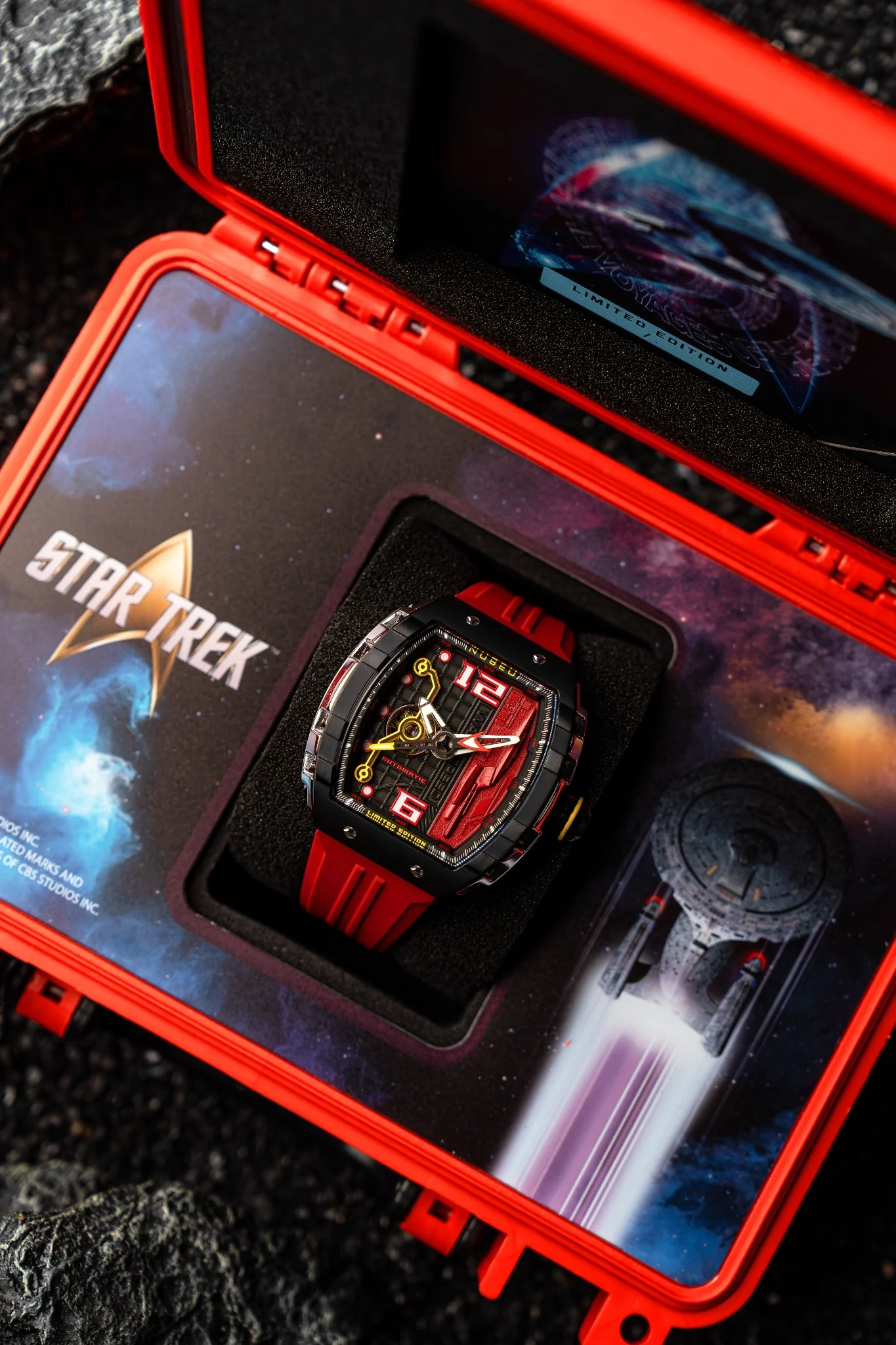 Nubeo Men's 48mm Magellan Star Trek Warp Speed Automatic Limited Edition Watch - Image 6