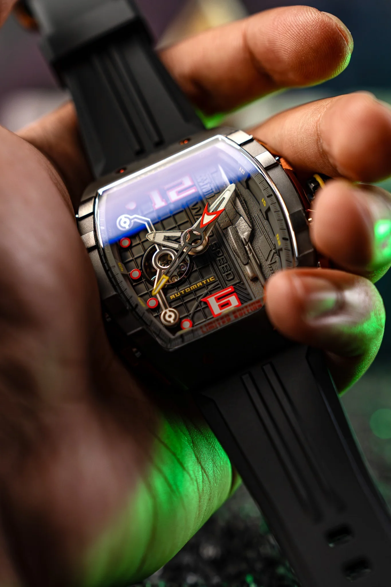 Nubeo Men's 48mm Magellan Star Trek Warp Speed Automatic Limited Edition Watch - Image 9