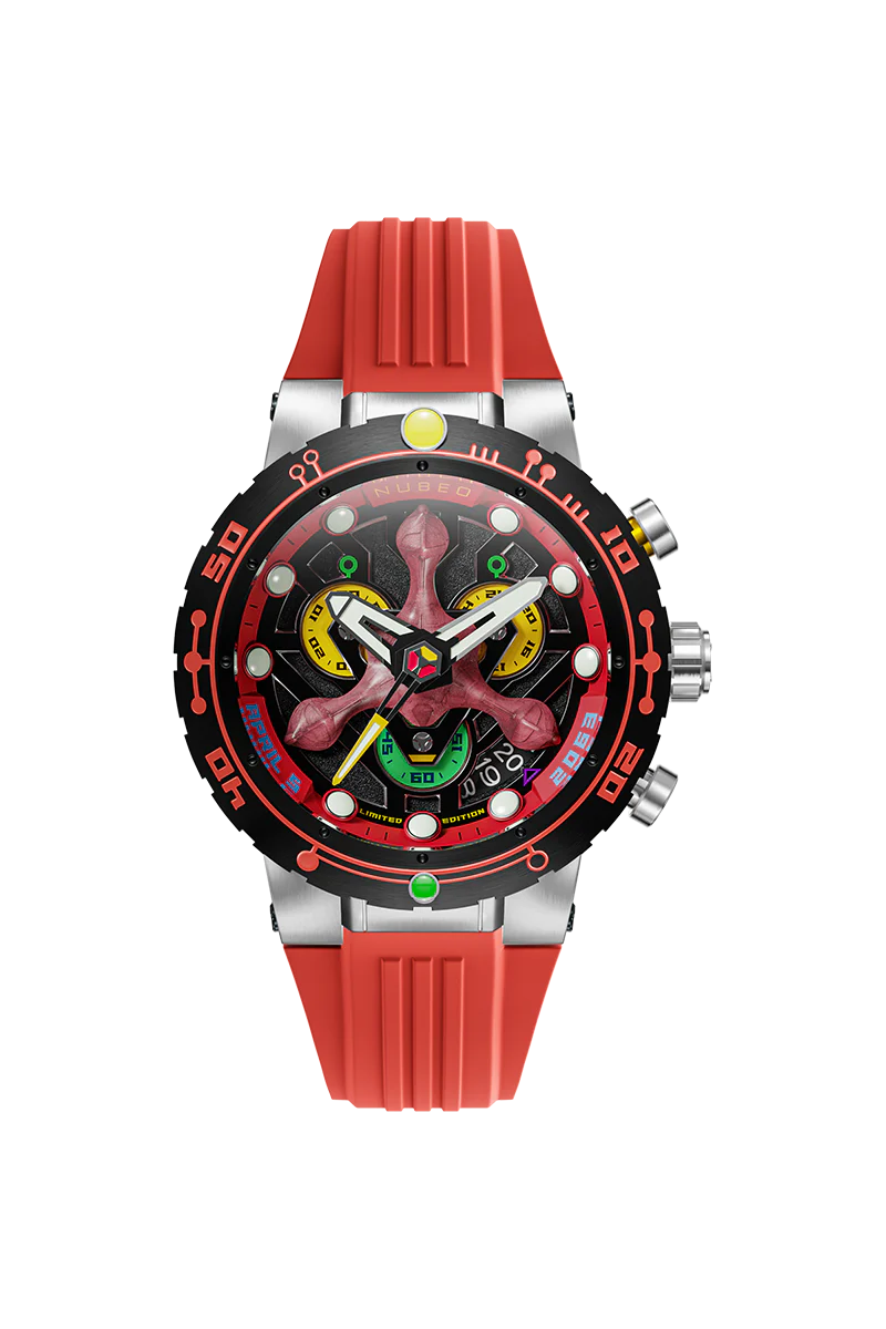 Nubeo Men's 48mm Opportunity Star Trek First Contact Day Limited Edition Strap Watch - Image 3