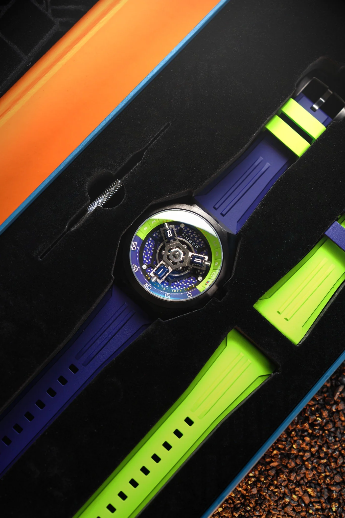 Nubeo Men's 48mm Skylab Automatic Limited Edition Interchangeable Strap Watch - Image 12