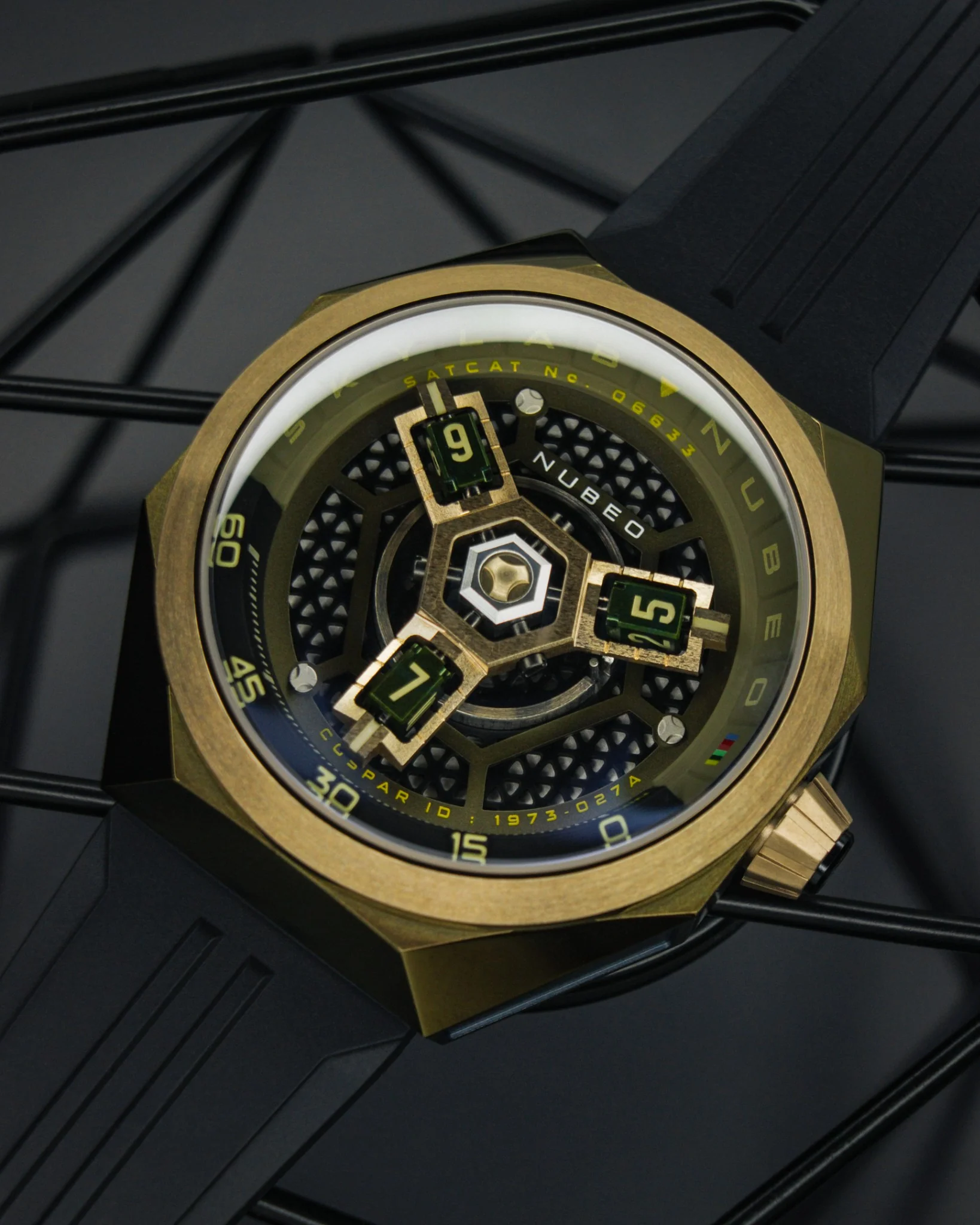 Nubeo Men's 48mm Skylab Automatic Limited Edition Interchangeable Strap Watch - Image 14