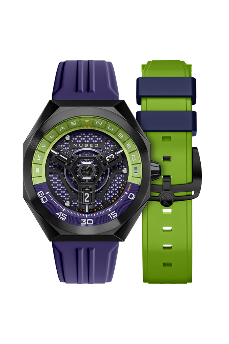 Nubeo Men's 48mm Skylab Automatic Limited Edition Interchangeable Strap Watch - Image 3