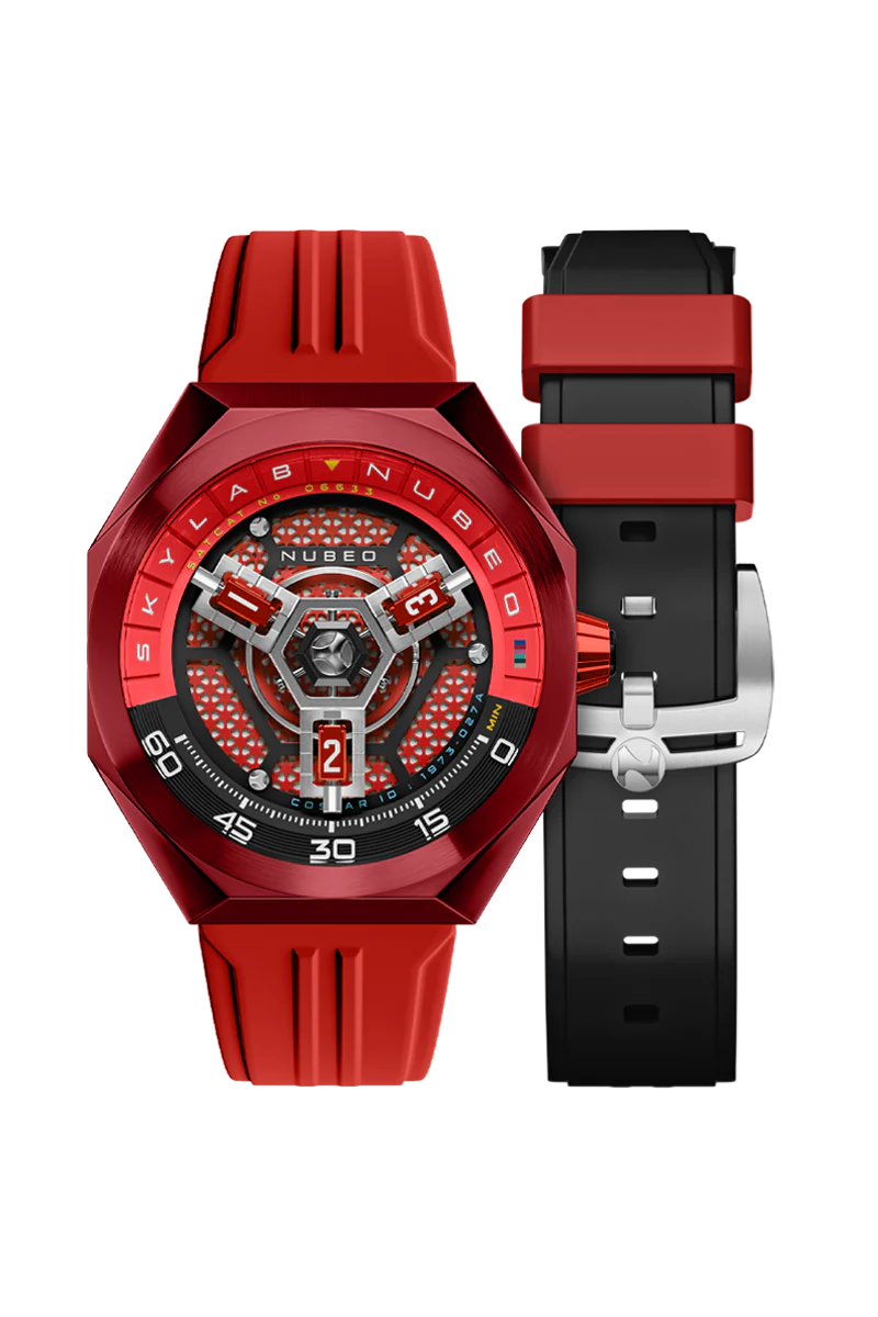 Nubeo Men's 48mm Skylab Automatic Limited Edition Interchangeable Strap Watch - Image 4