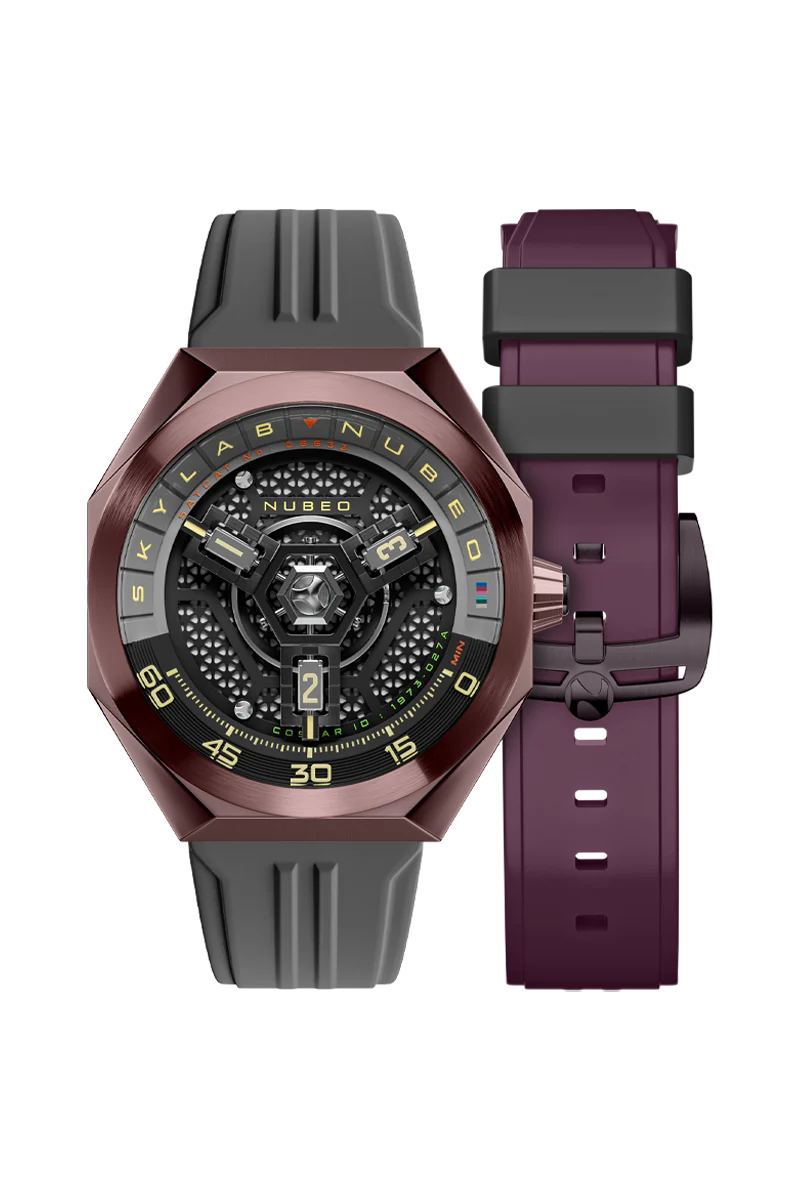 Nubeo Men's 48mm Skylab Automatic Limited Edition Interchangeable Strap Watch - Image 5
