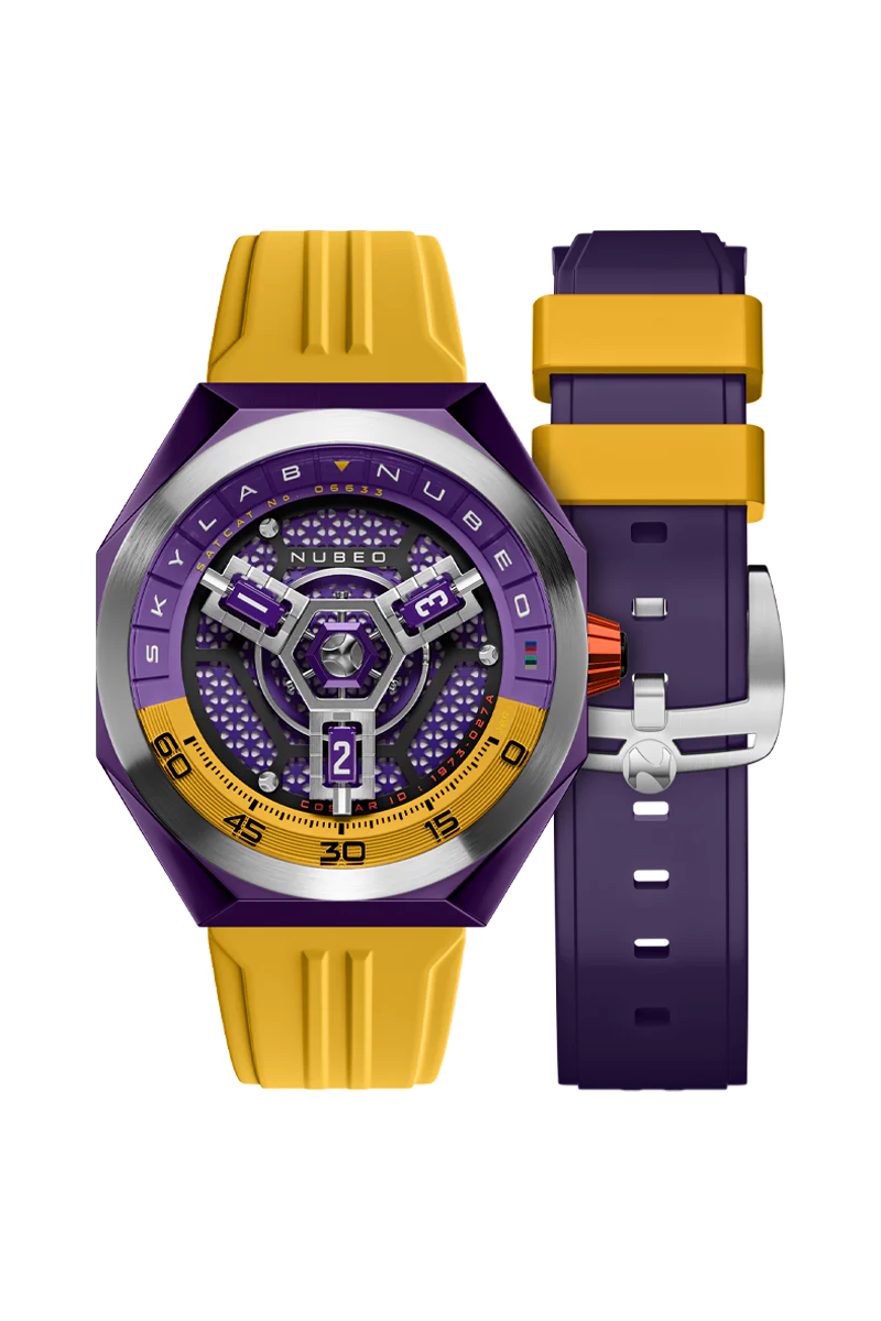 Nubeo Men's 48mm Skylab Automatic Limited Edition Interchangeable Strap Watch - Image 7