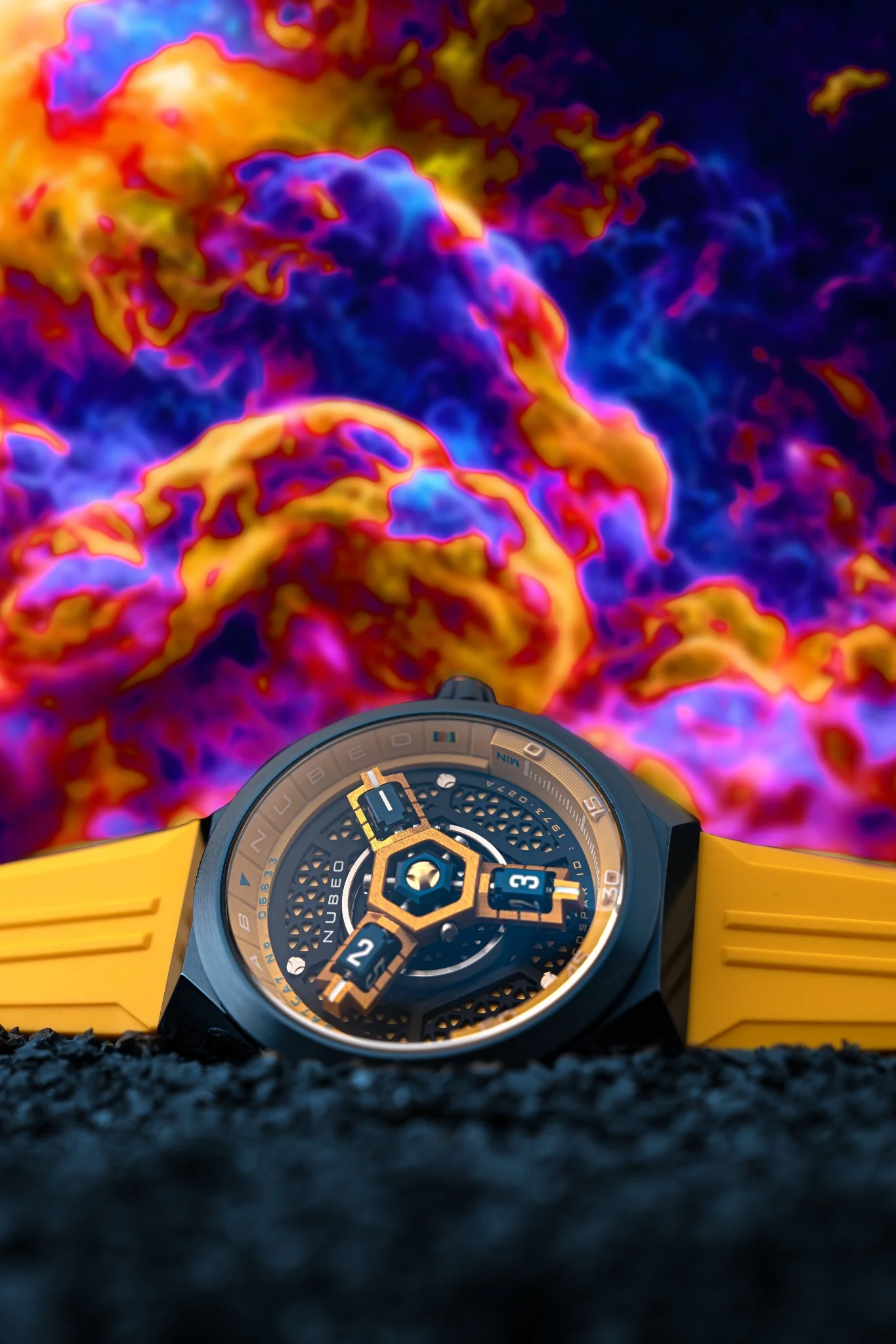 Nubeo Men's 48mm Skylab Automatic Limited Edition Interchangeable Strap Watch - Image 8