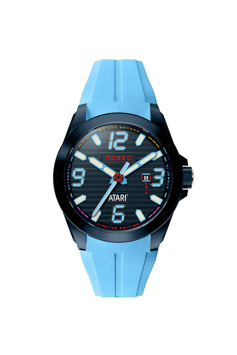 Nubeo Men's 48mm Torrent Automatic Atari Rainbow Limited Edition Rubber Strap Watch - Image 2