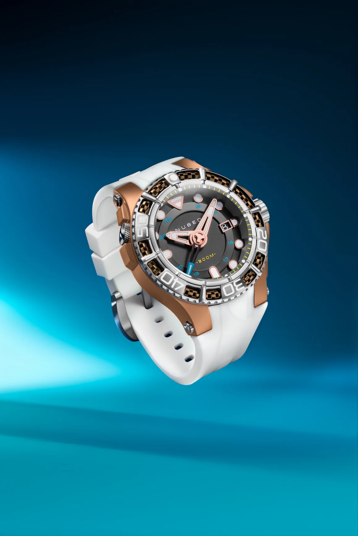 Nubeo Men's 50mm Manta Automatic Limited Edition Specialty Strap Watch - Image 10