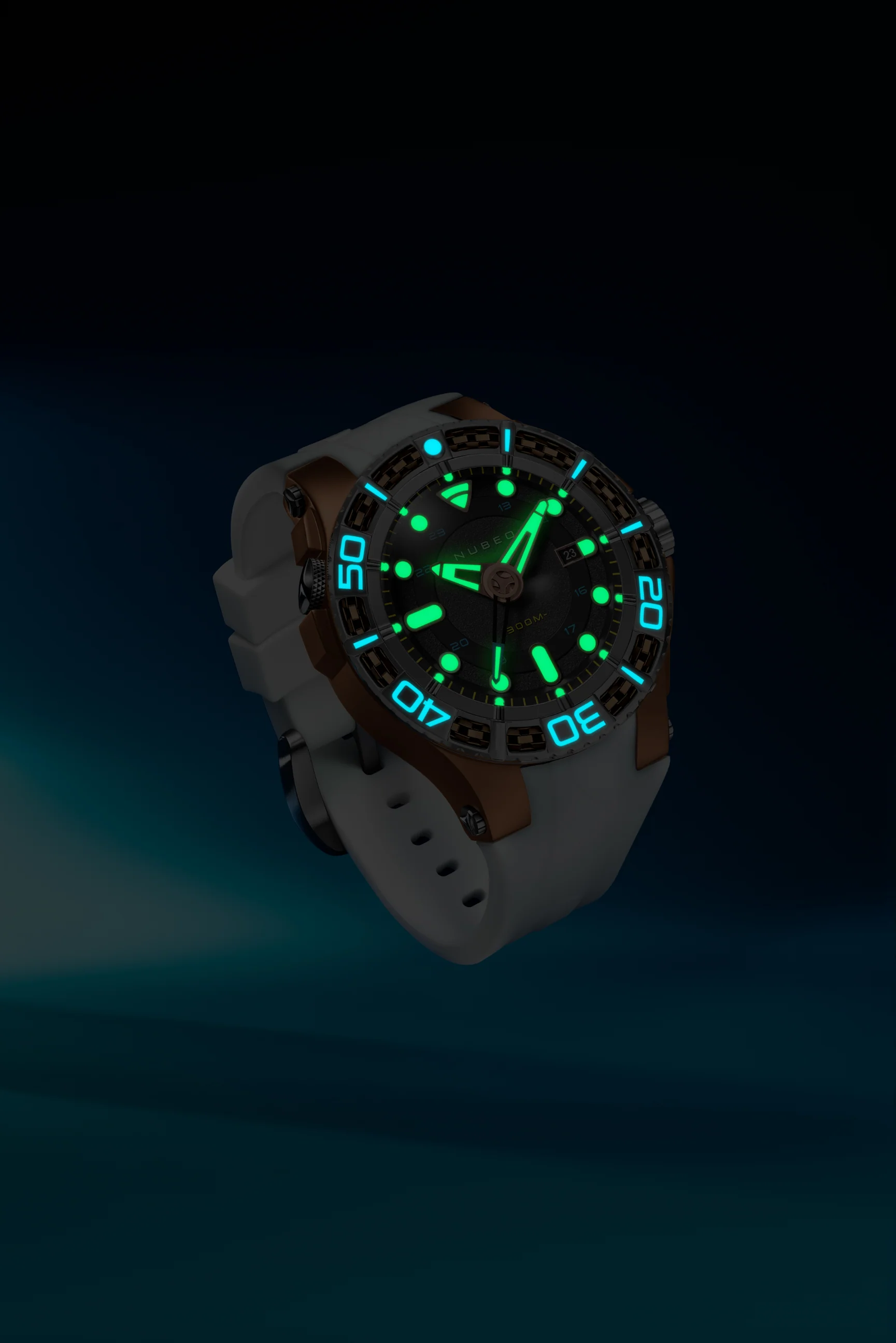 Nubeo Men's 50mm Manta Automatic Limited Edition Specialty Strap Watch - Image 11