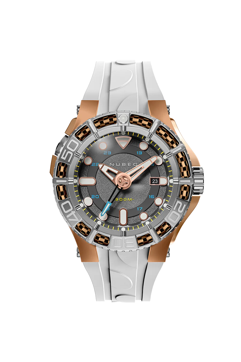 Nubeo Men's 50mm Manta Automatic Limited Edition Specialty Strap Watch - Image 2