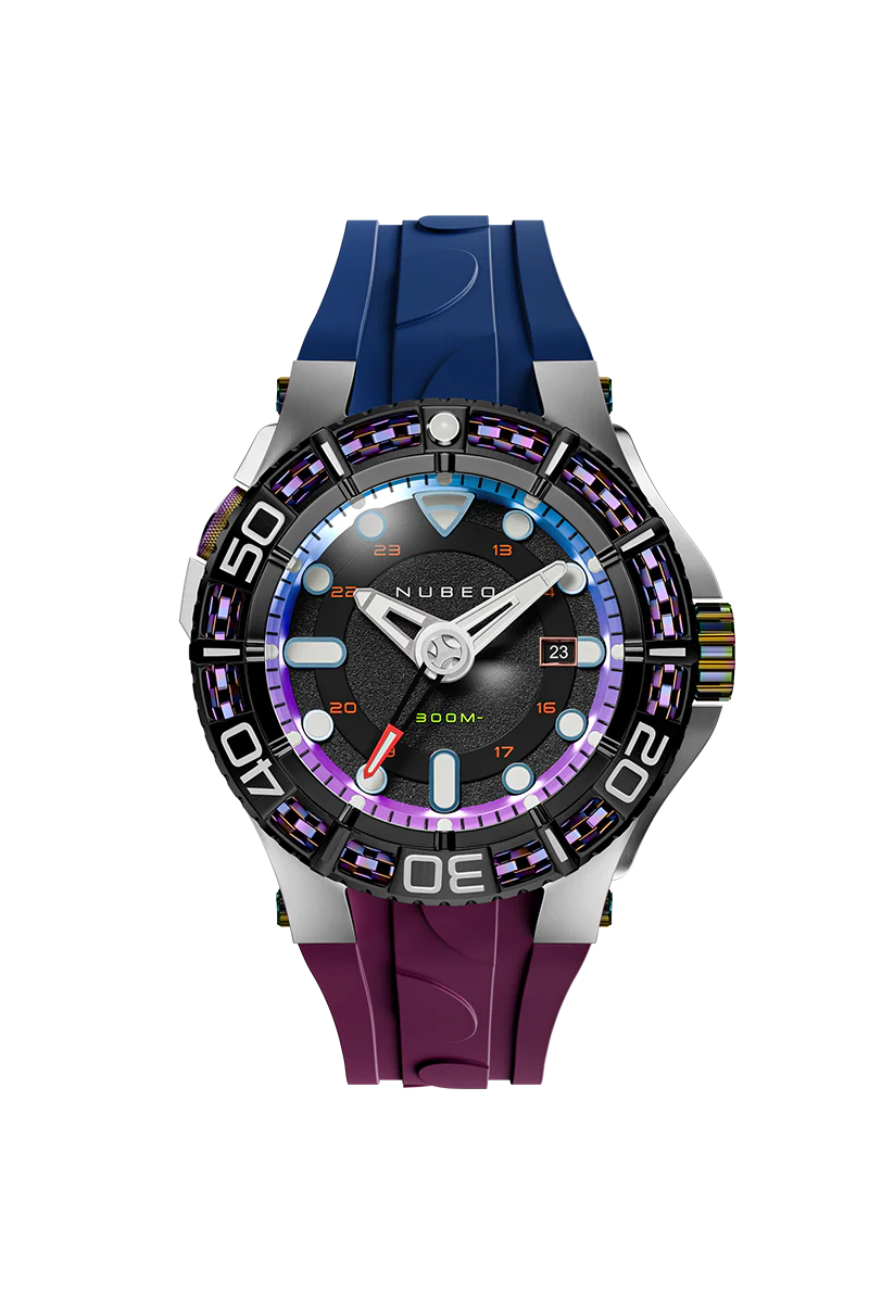 Nubeo Men's 50mm Manta Automatic Limited Edition Specialty Strap Watch - Image 3