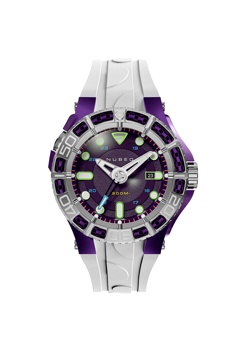 Nubeo Men's 50mm Manta Automatic Limited Edition Specialty Strap Watch - Image 4