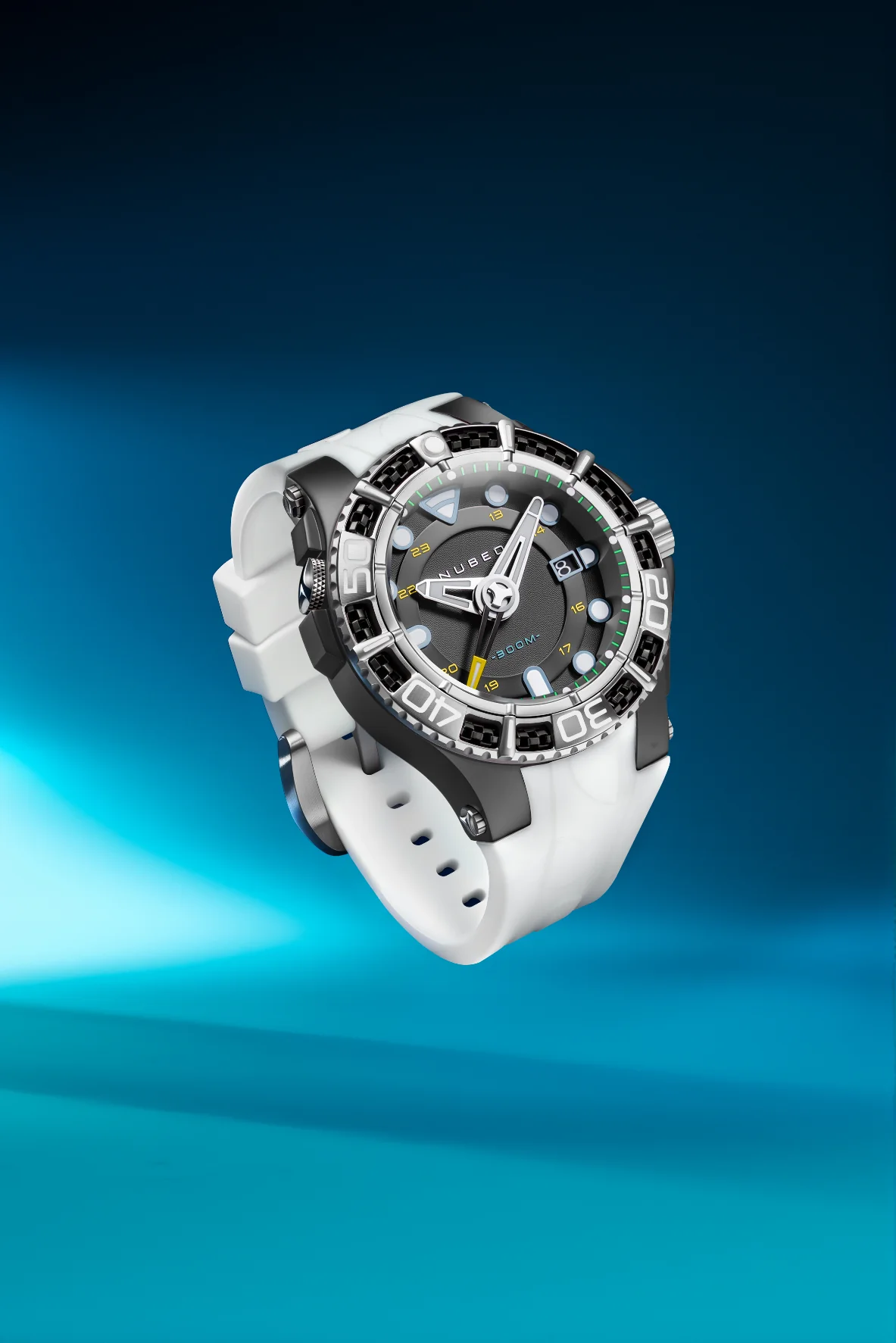 Nubeo Men's 50mm Manta Automatic Limited Edition Specialty Strap Watch - Image 8