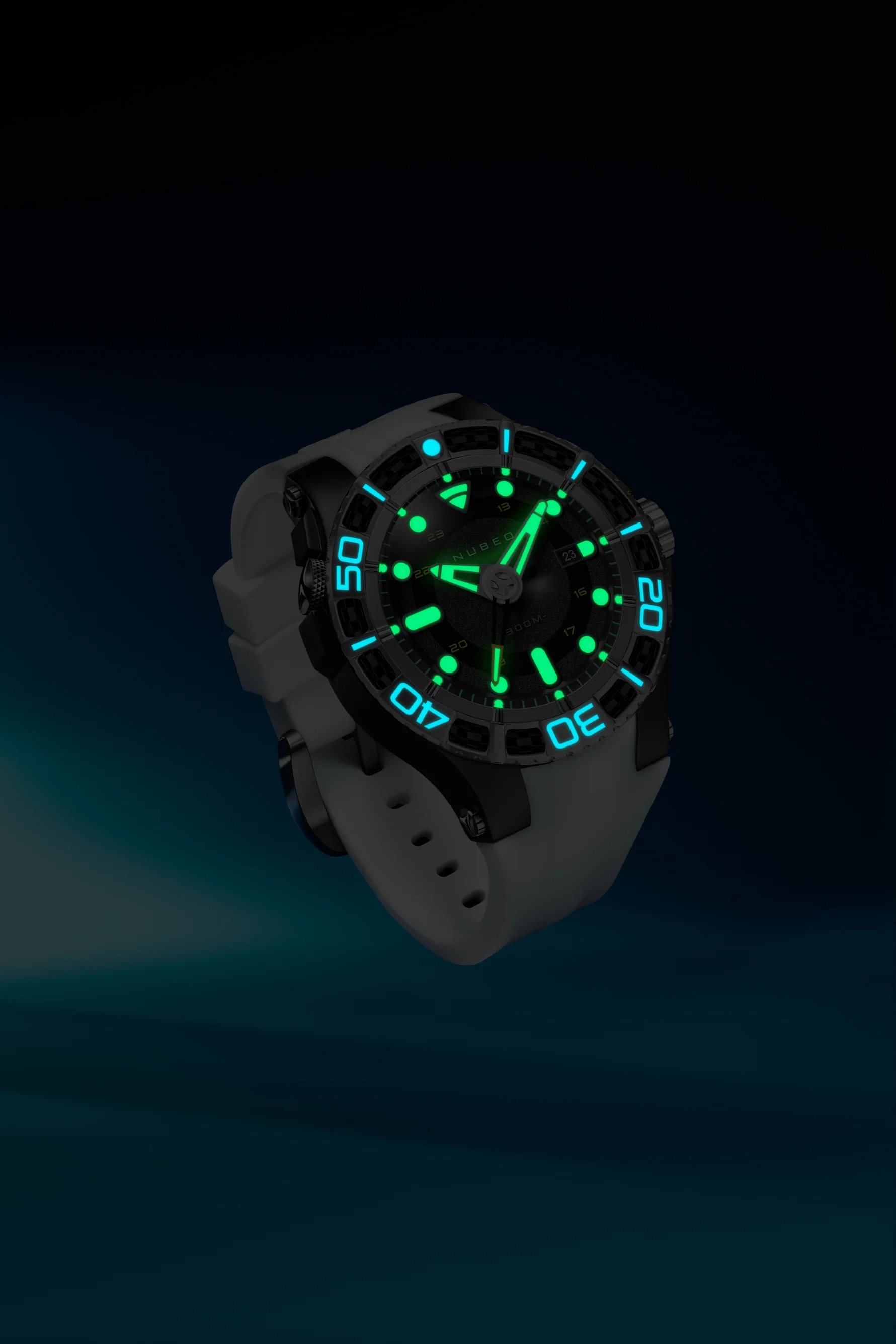 Nubeo Men's 50mm Manta Automatic Limited Edition Specialty Strap Watch - Image 9