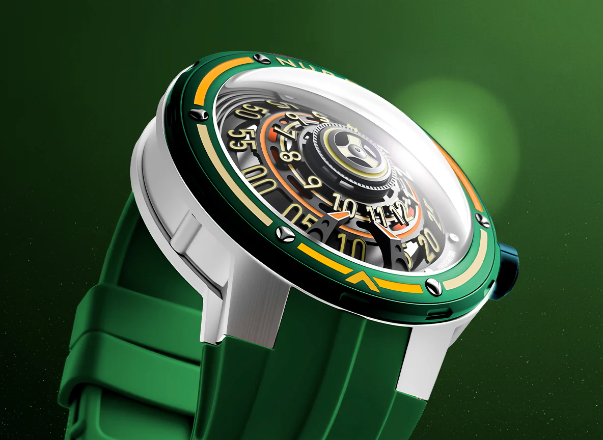 Nubeo Men's 50mm Orbiter Automatic Limited Edition Silicone Strap Watch - Image 14