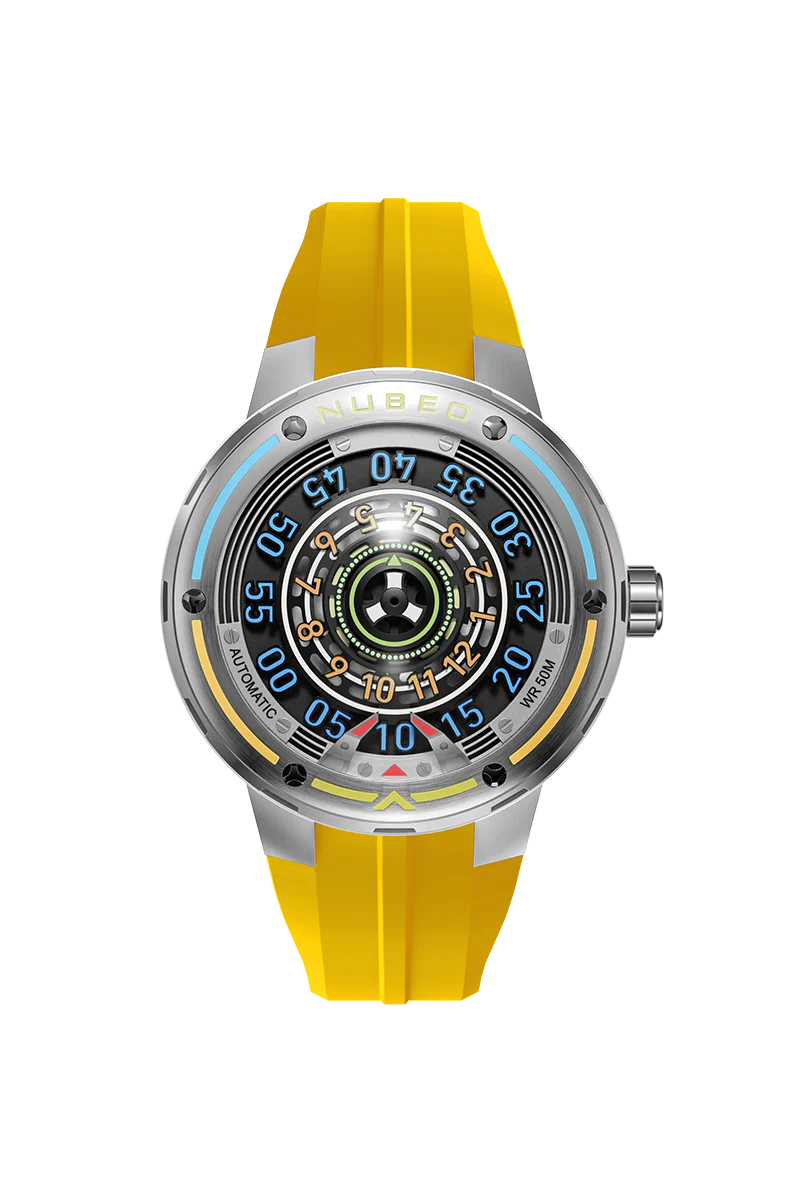 Nubeo Men's 50mm Orbiter Automatic Limited Edition Silicone Strap Watch - Image 5