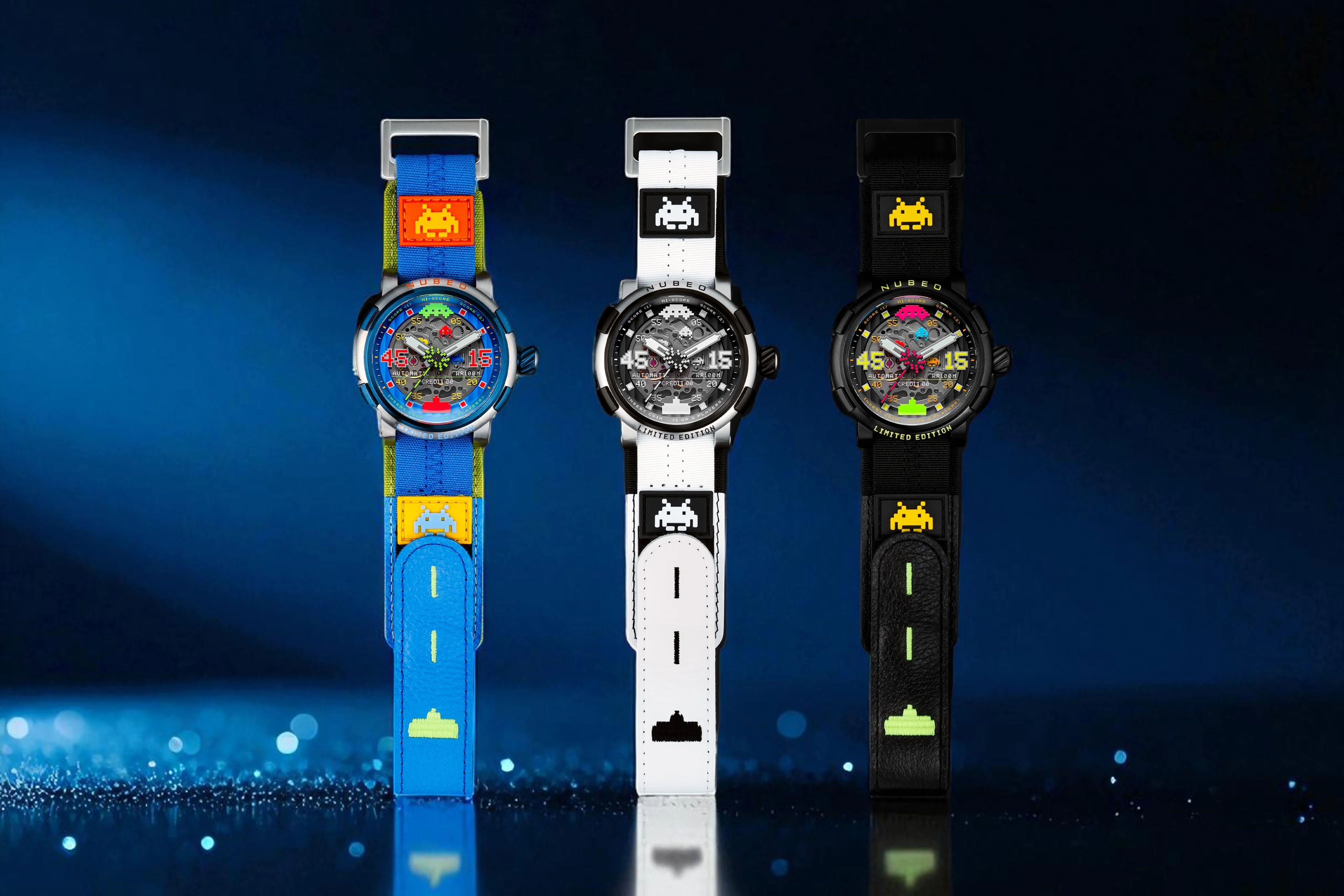 Nubeo Men's 50mm Orion Automatic Space Invaders Lmt Ed Interchangeable Bracelet Watch - Image 15