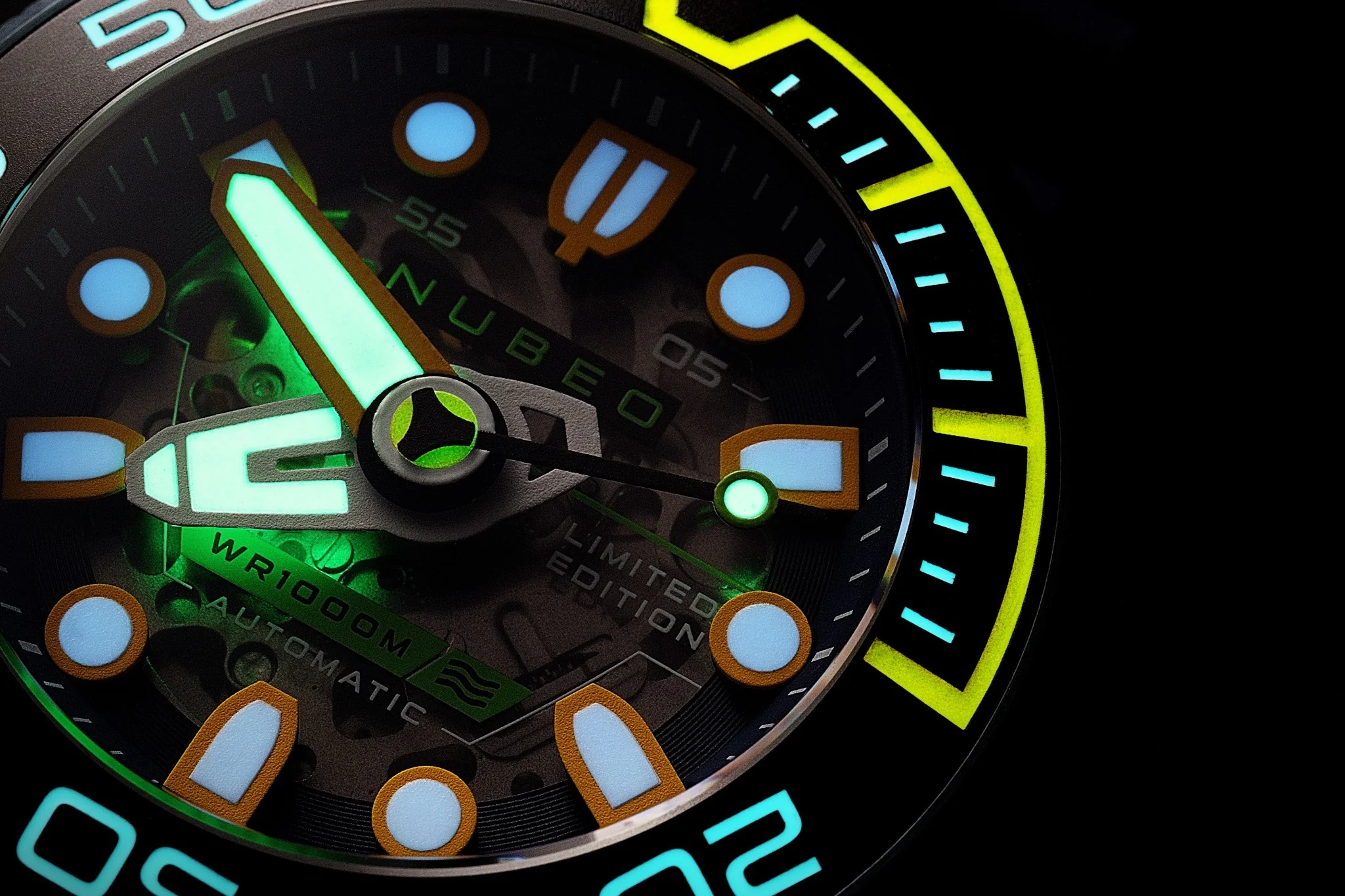 Nubeo Men's 50mm Ventana Automatic Limited Edition Skeletonized Strap Watch - Image 10