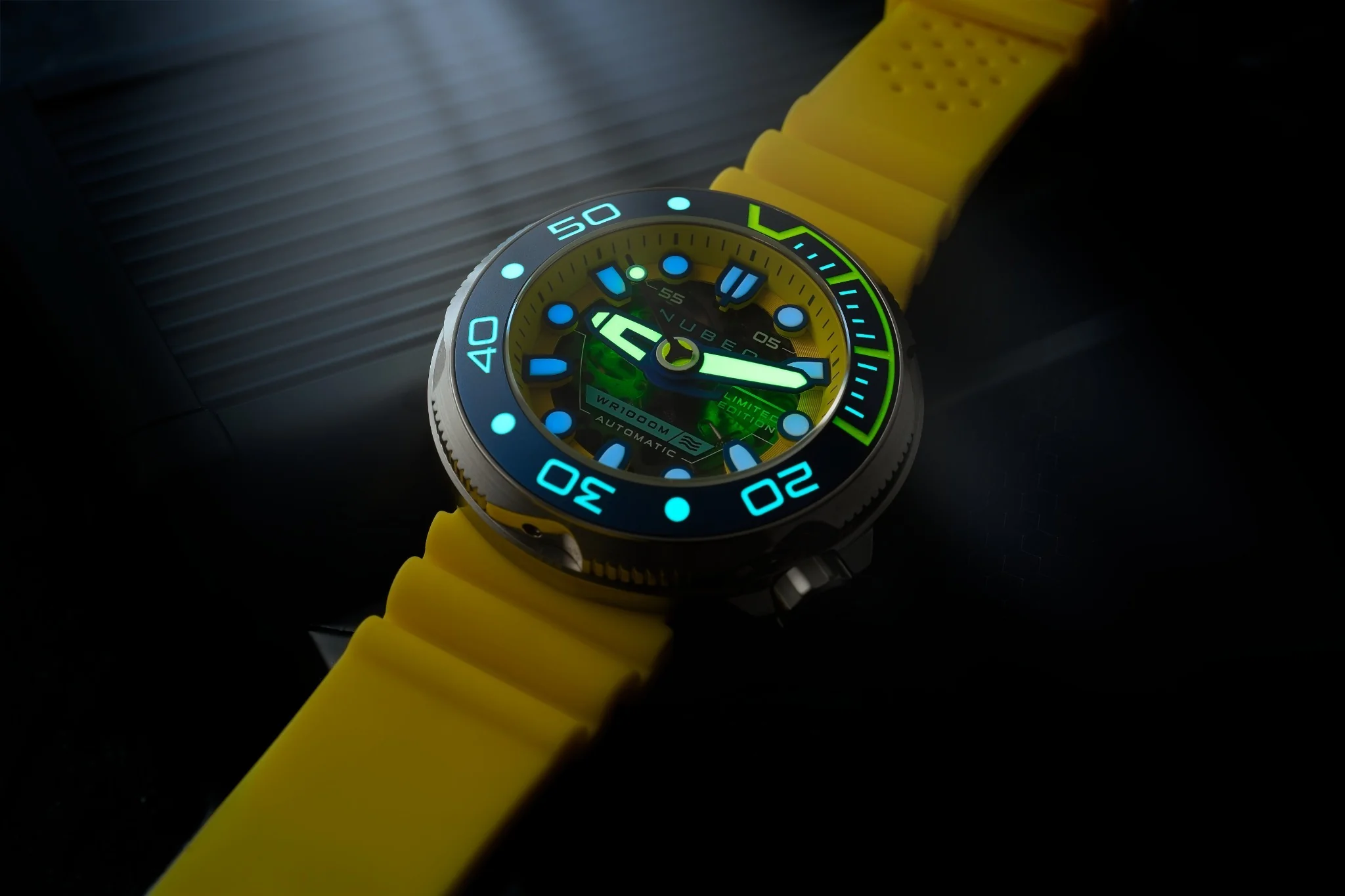 Nubeo Men's 50mm Ventana Automatic Limited Edition Skeletonized Strap Watch - Image 14