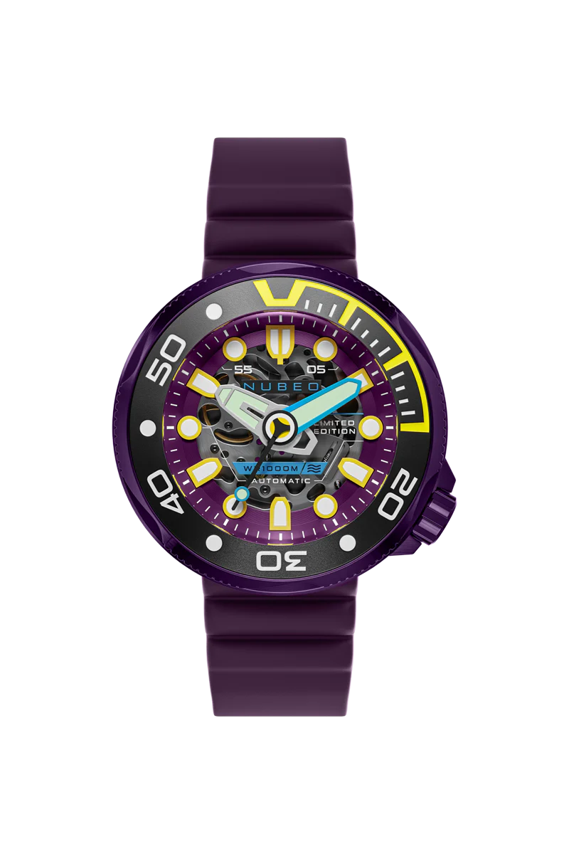 Nubeo Men's 50mm Ventana Automatic Limited Edition Skeletonized Strap Watch - Image 4