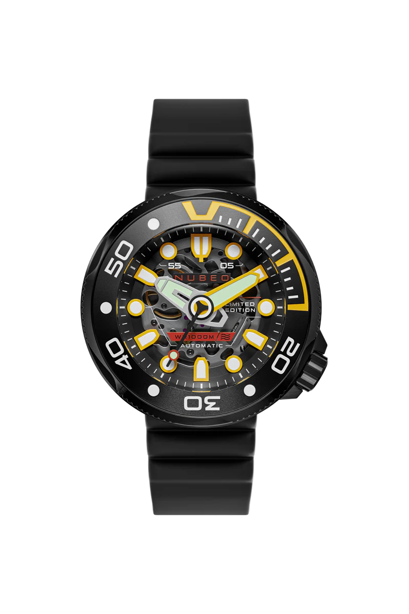 Nubeo Men's 50mm Ventana Automatic Limited Edition Skeletonized Strap Watch - Image 5