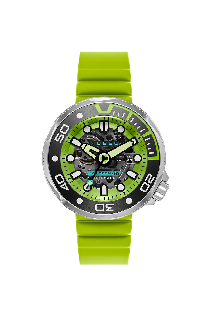 Nubeo Men's 50mm Ventana Automatic Limited Edition Skeletonized Strap Watch - Image 6
