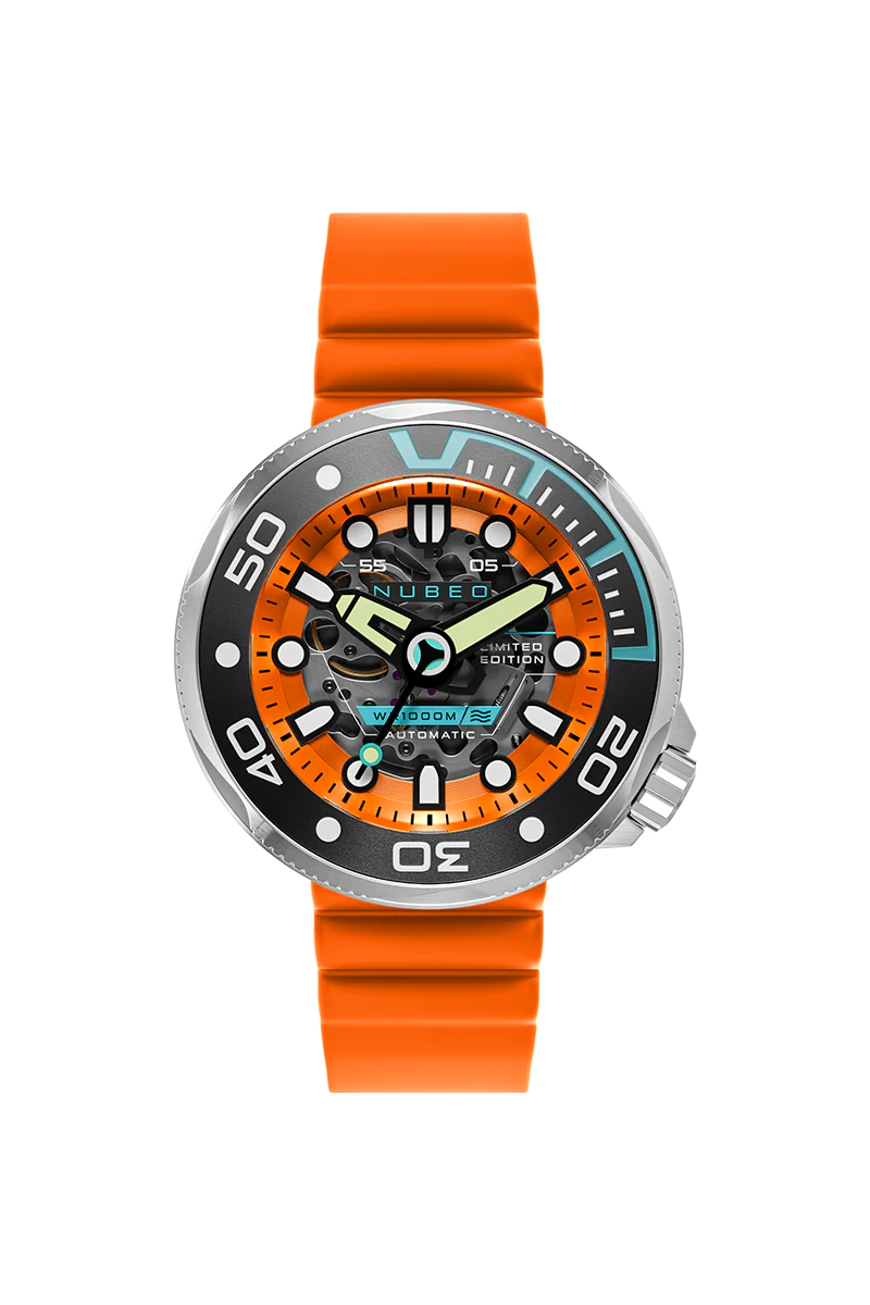 Nubeo Men's 50mm Ventana Automatic Limited Edition Skeletonized Strap Watch - Image 7