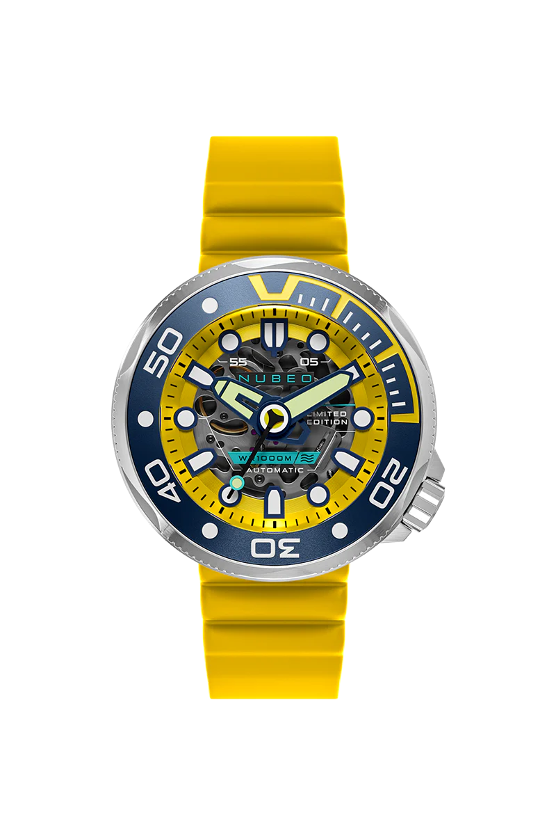 Nubeo Men's 50mm Ventana Automatic Limited Edition Skeletonized Strap Watch - Image 8
