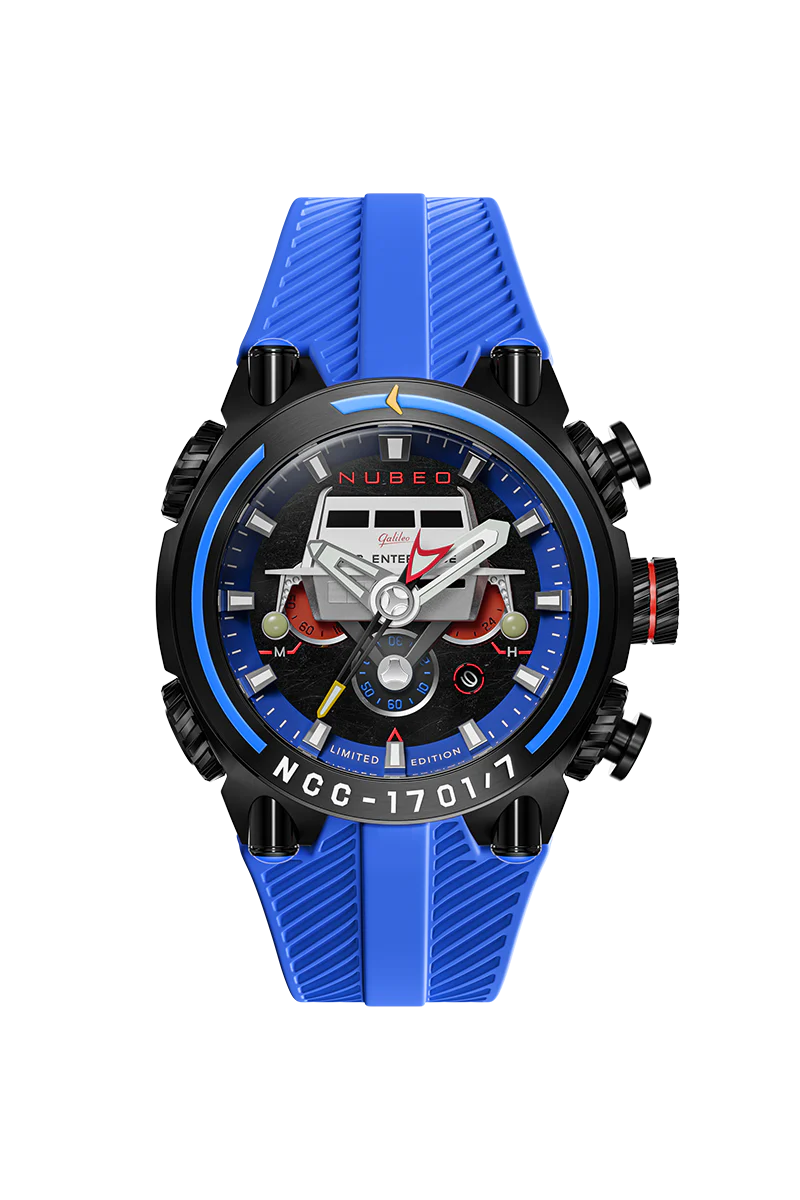 Nubeo Men's 52mm Deimos Star Trek Galileo Limited Edition Strap Watch - Image 3