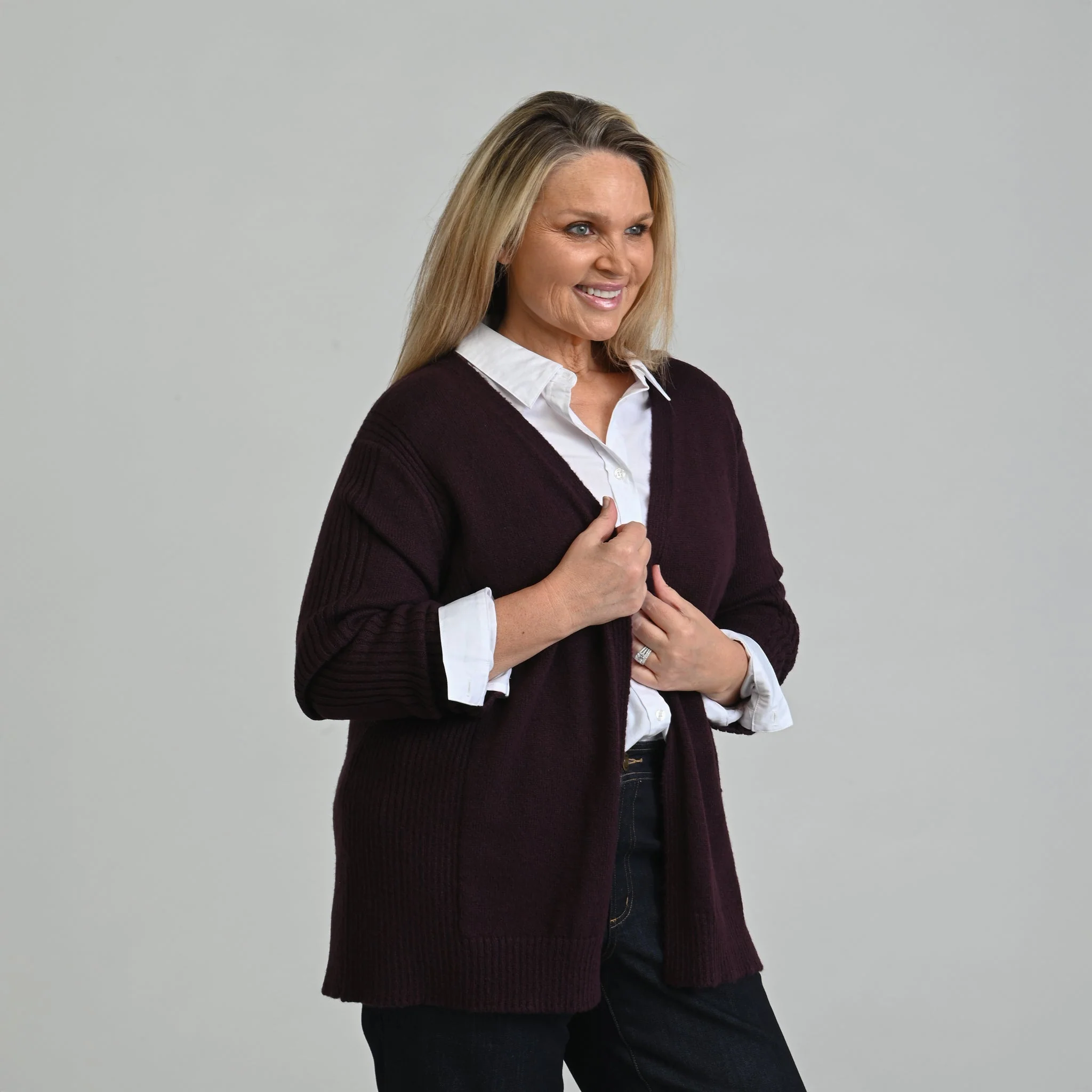 Christopher & Banks Open Front Cardigan - Image 10