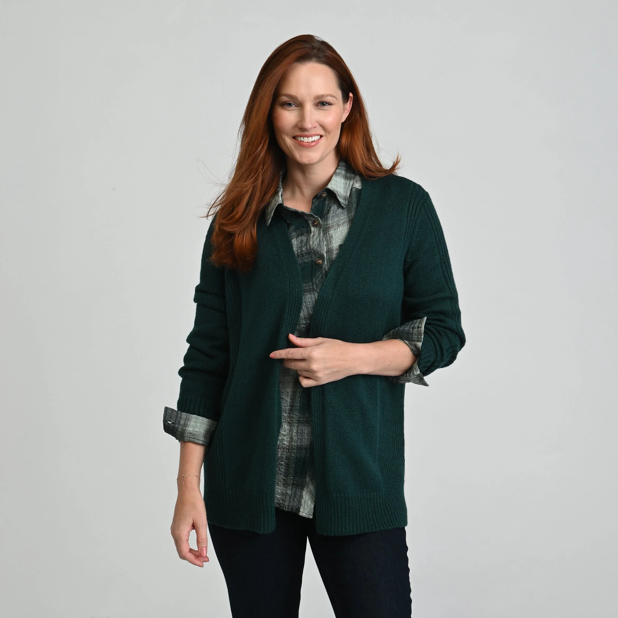 Christopher & Banks Open Front Cardigan - Image 3