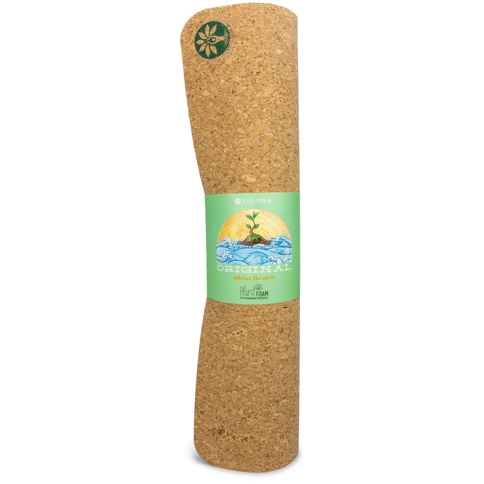 Yoloha Yoga Original Cork Yoga Mat - Image 3