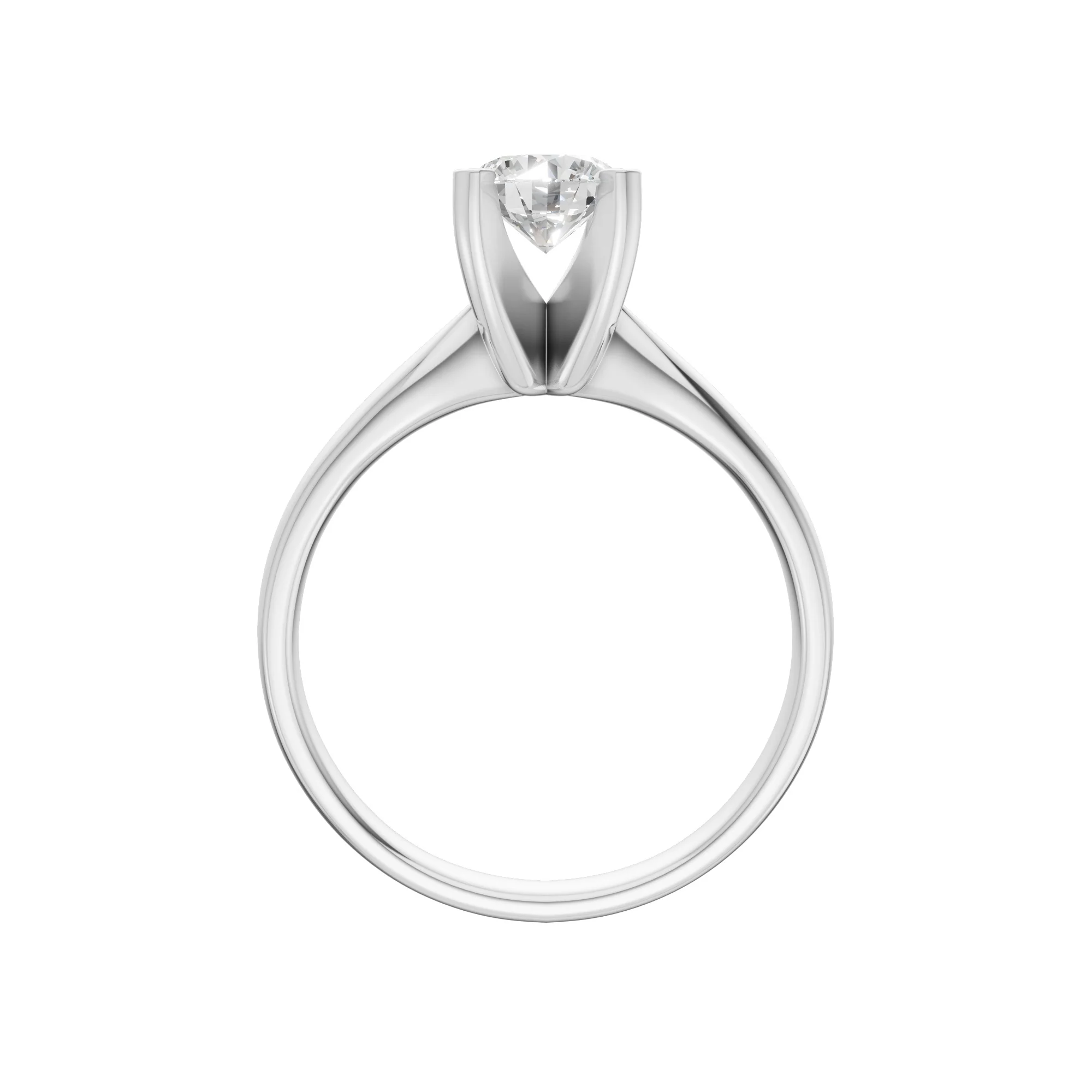 Peace Jewelers 14K Gold Oval Lab-Grown Diamond Solitaire Ring - Image 7