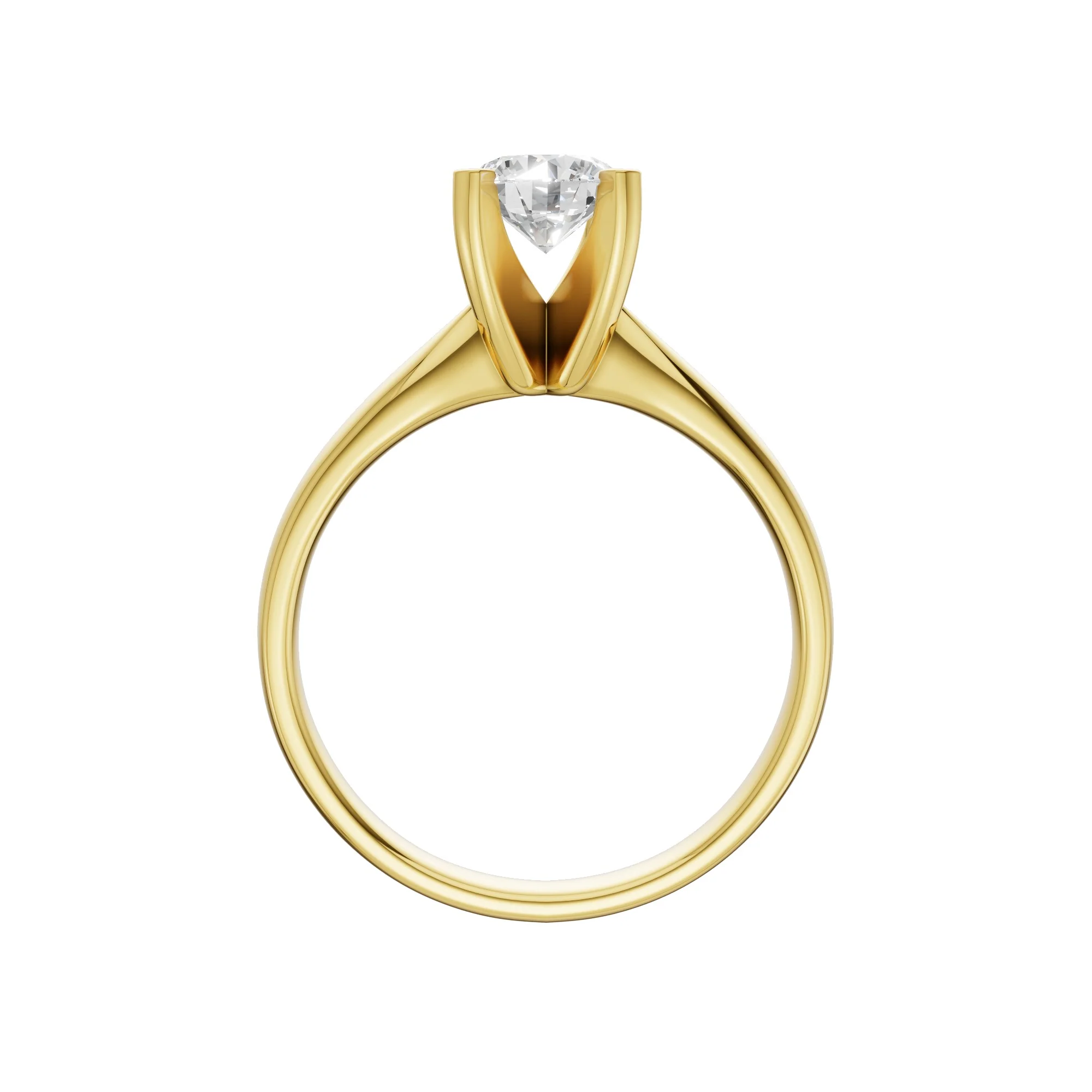 Peace Jewelers 14K Gold Oval Lab-Grown Diamond Solitaire Ring - Image 8