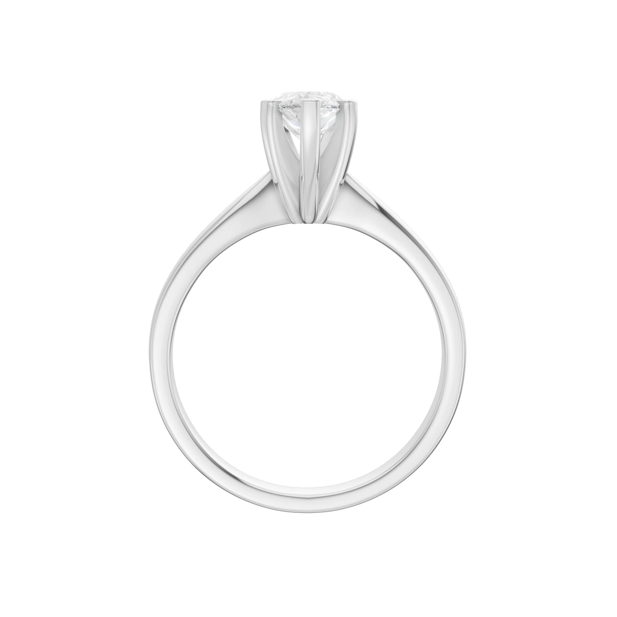 Peace Jewelers 14K Gold Pear Shaped Lab-Grown Diamond Solitaire Ring - Image 8